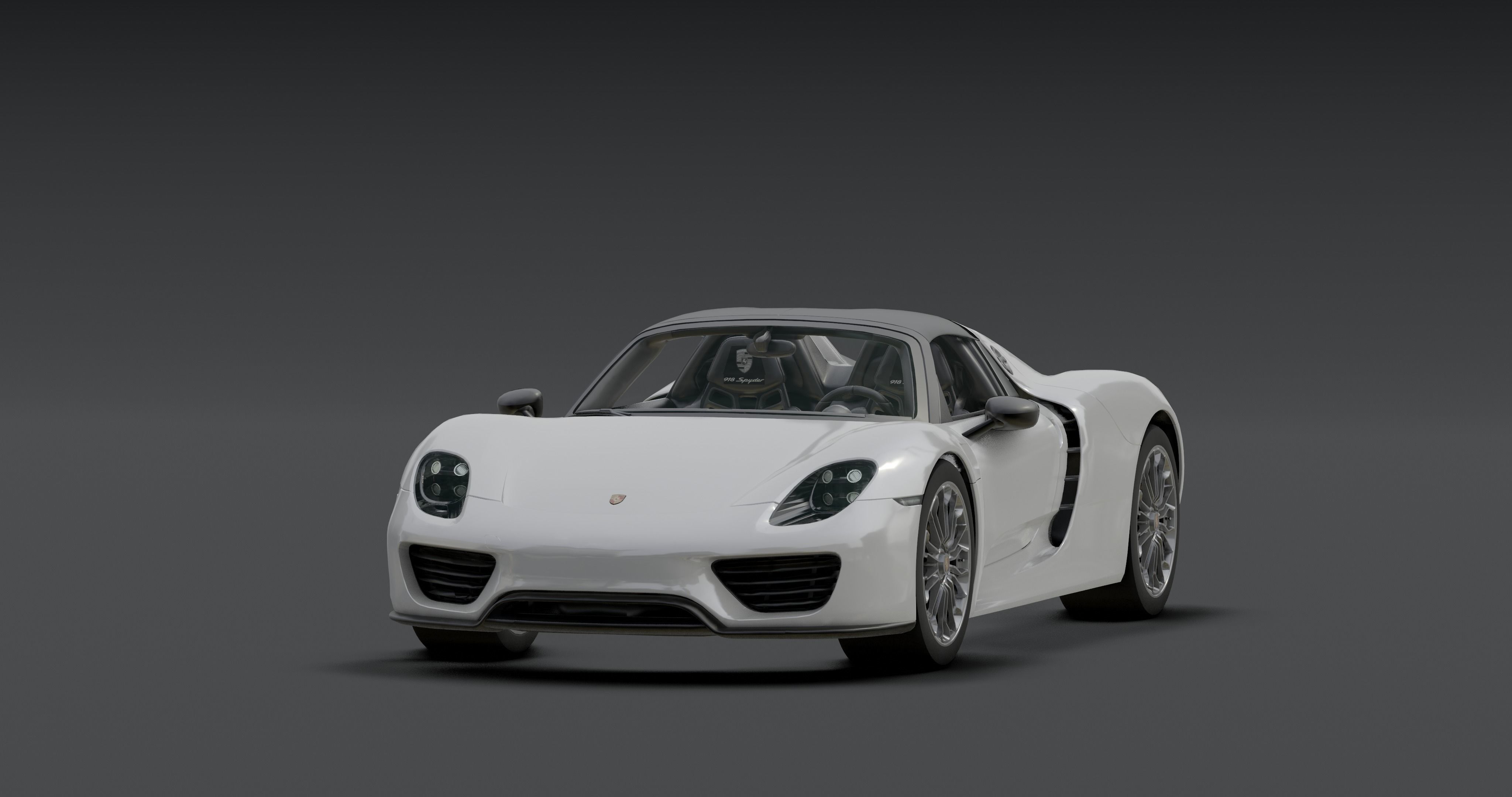 Porsche 918 - Spyder 3D model_14