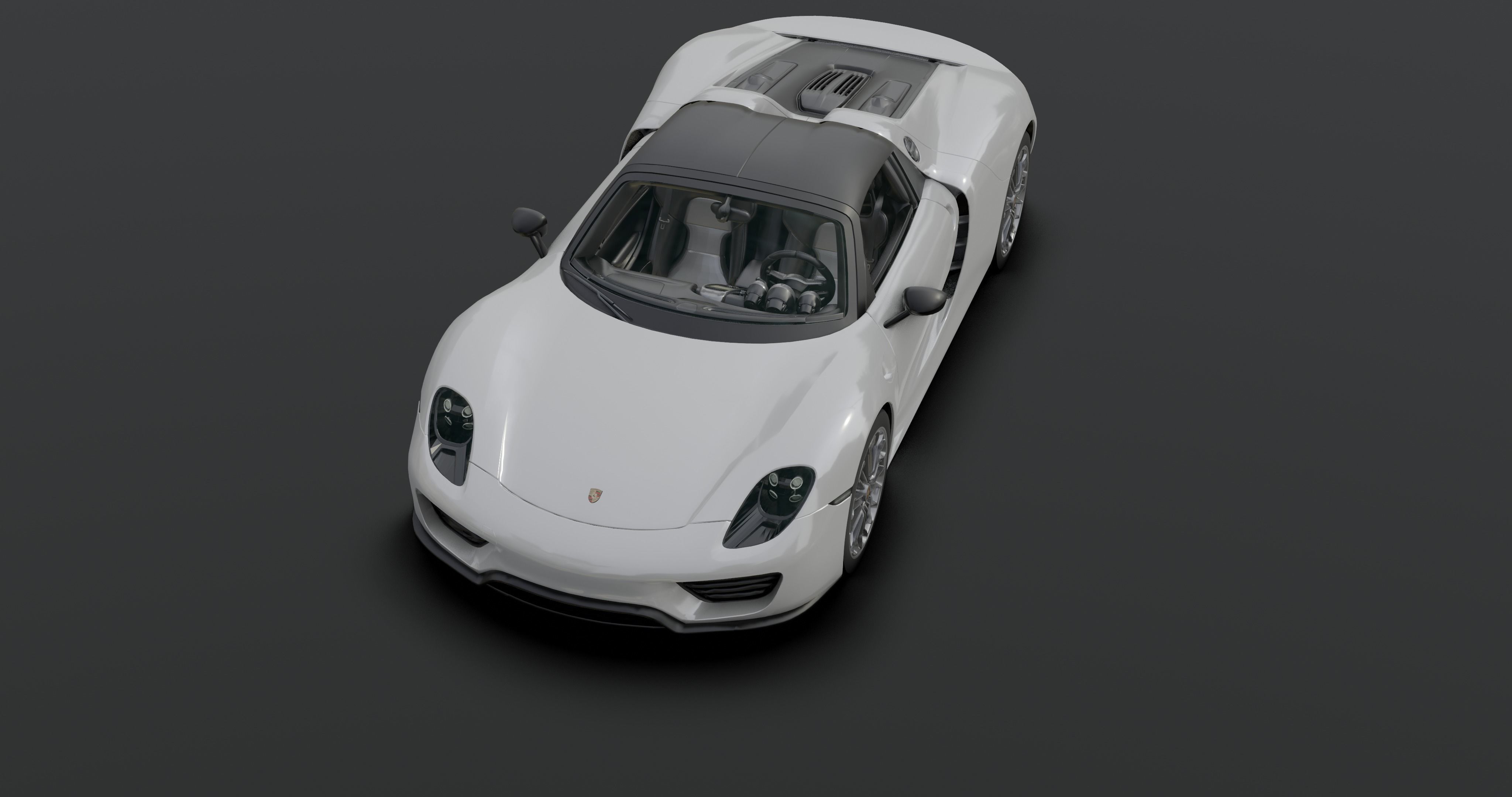 Porsche 918 - Spyder 3D model_19