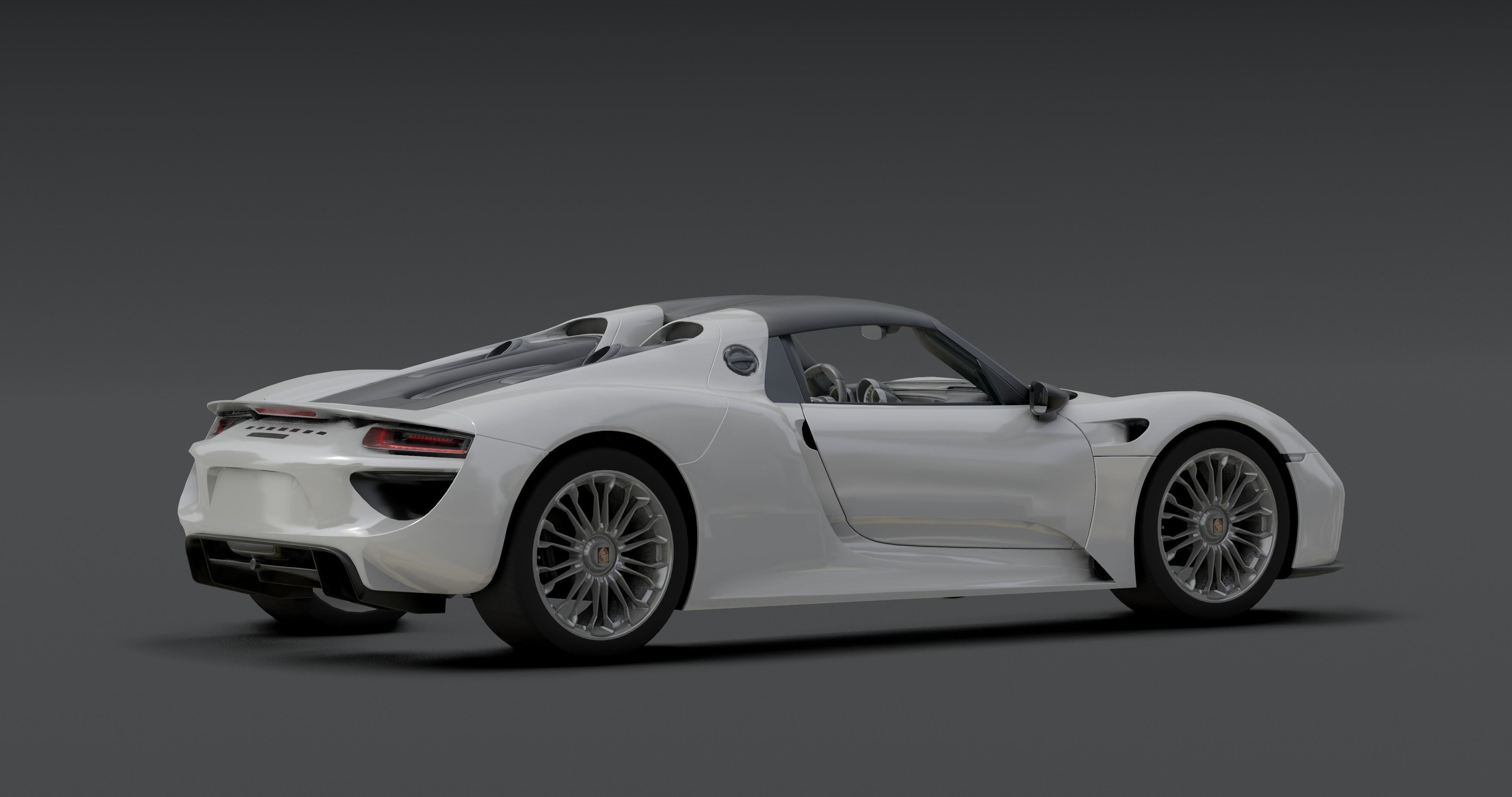 Porsche 918 - Spyder 3D model_6