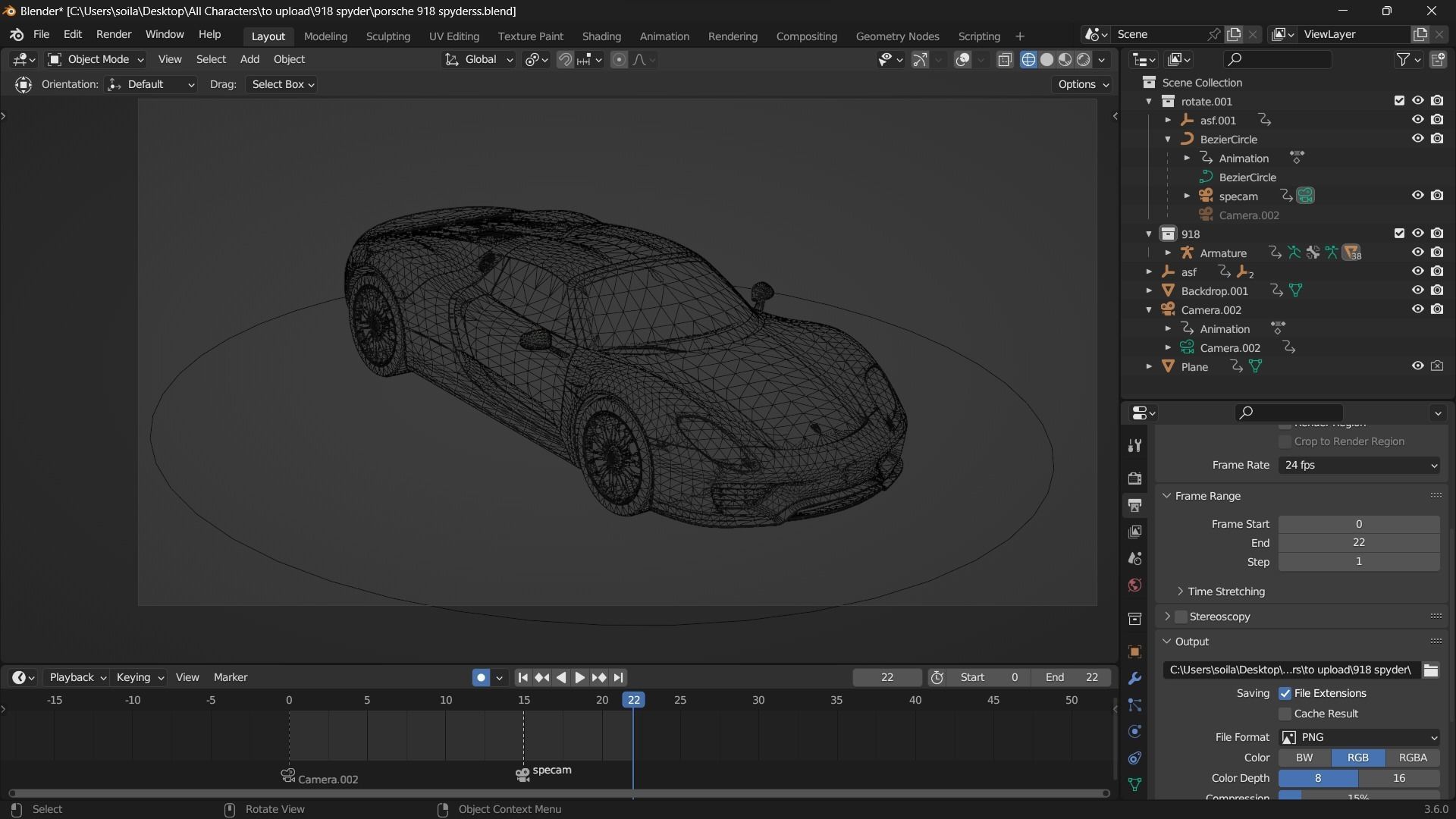 Porsche 918 - Spyder 3D model_23