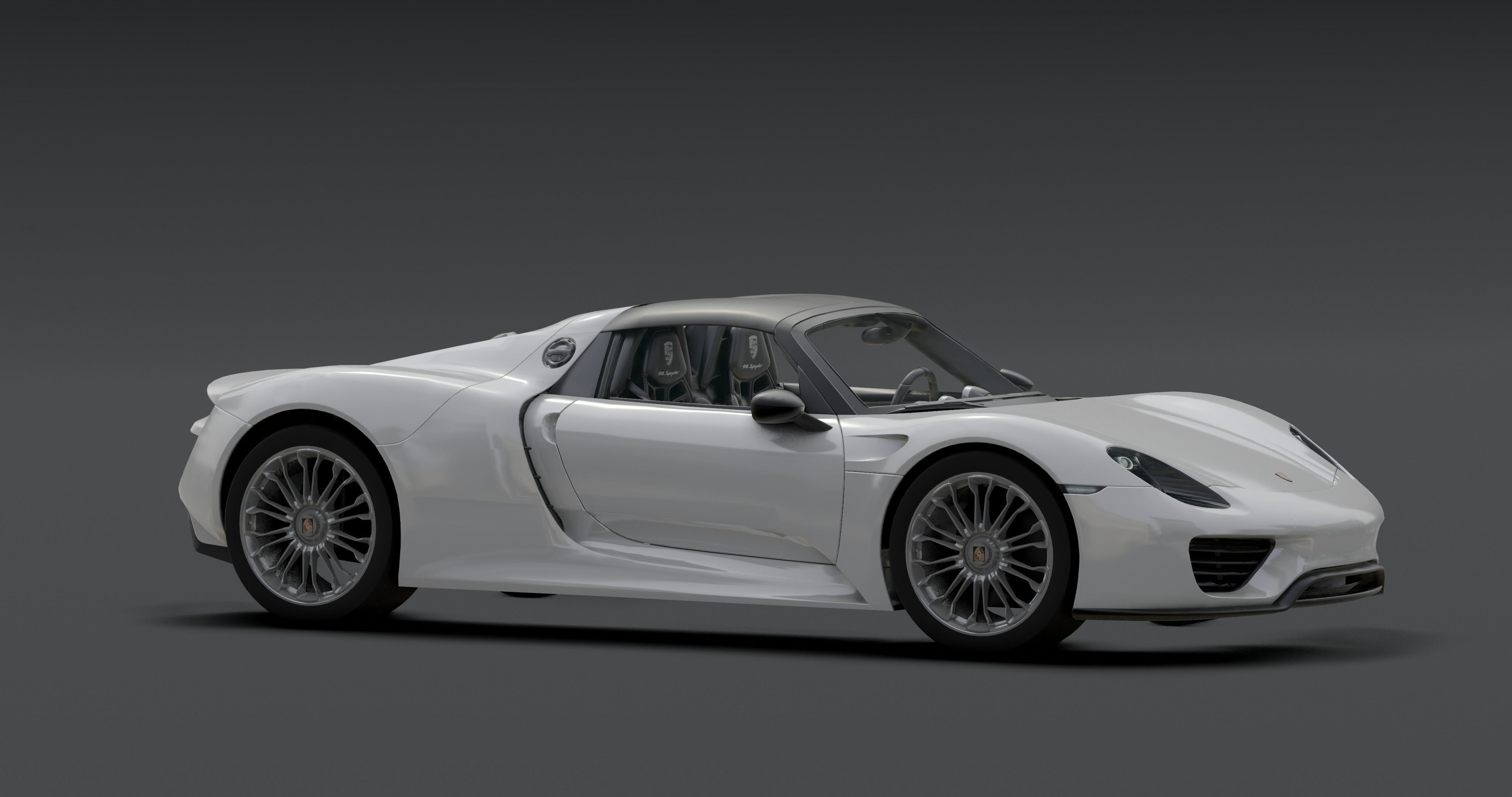 Porsche 918 - Spyder 3D model_1