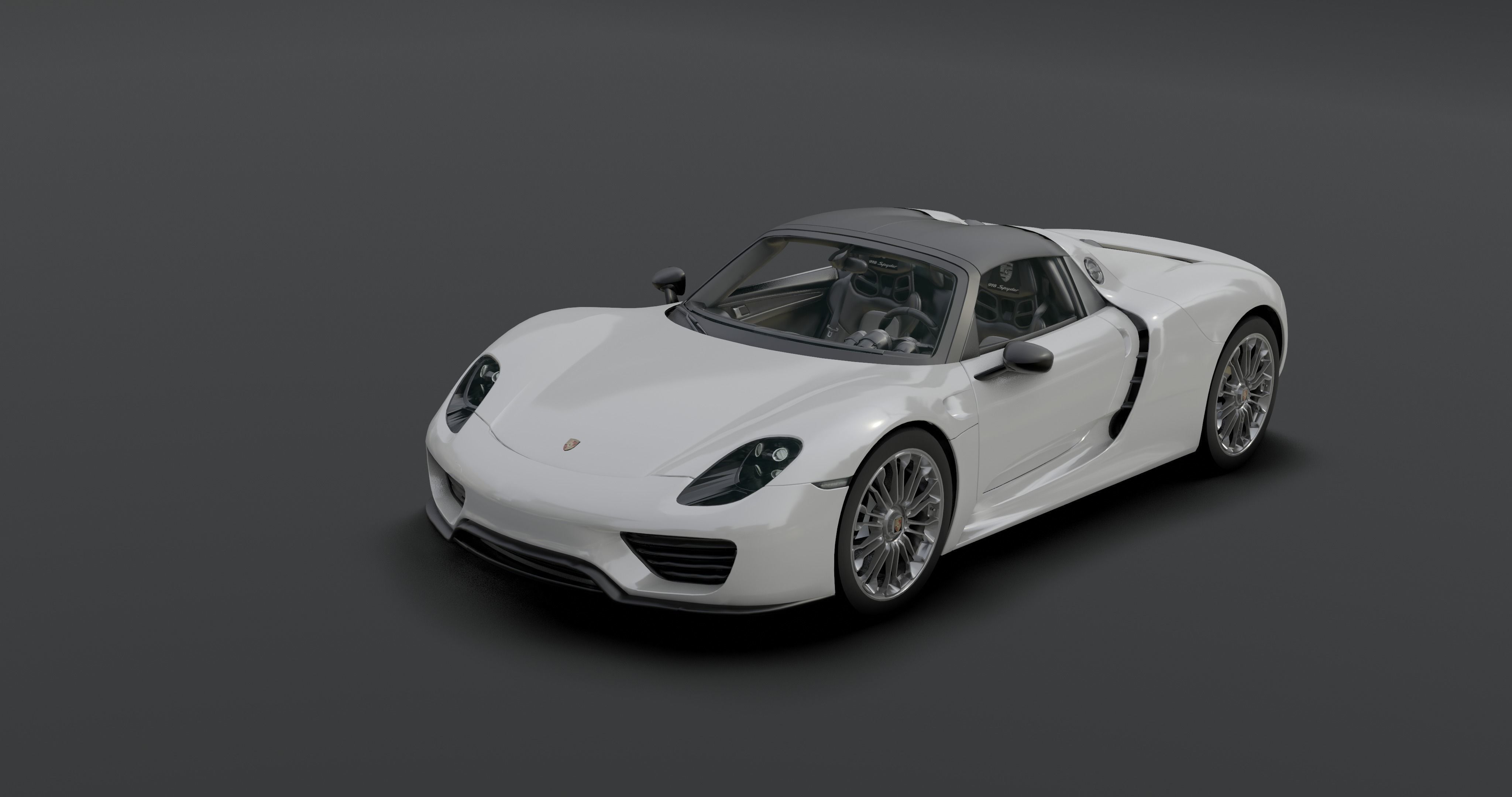 Porsche 918 - Spyder 3D model_17