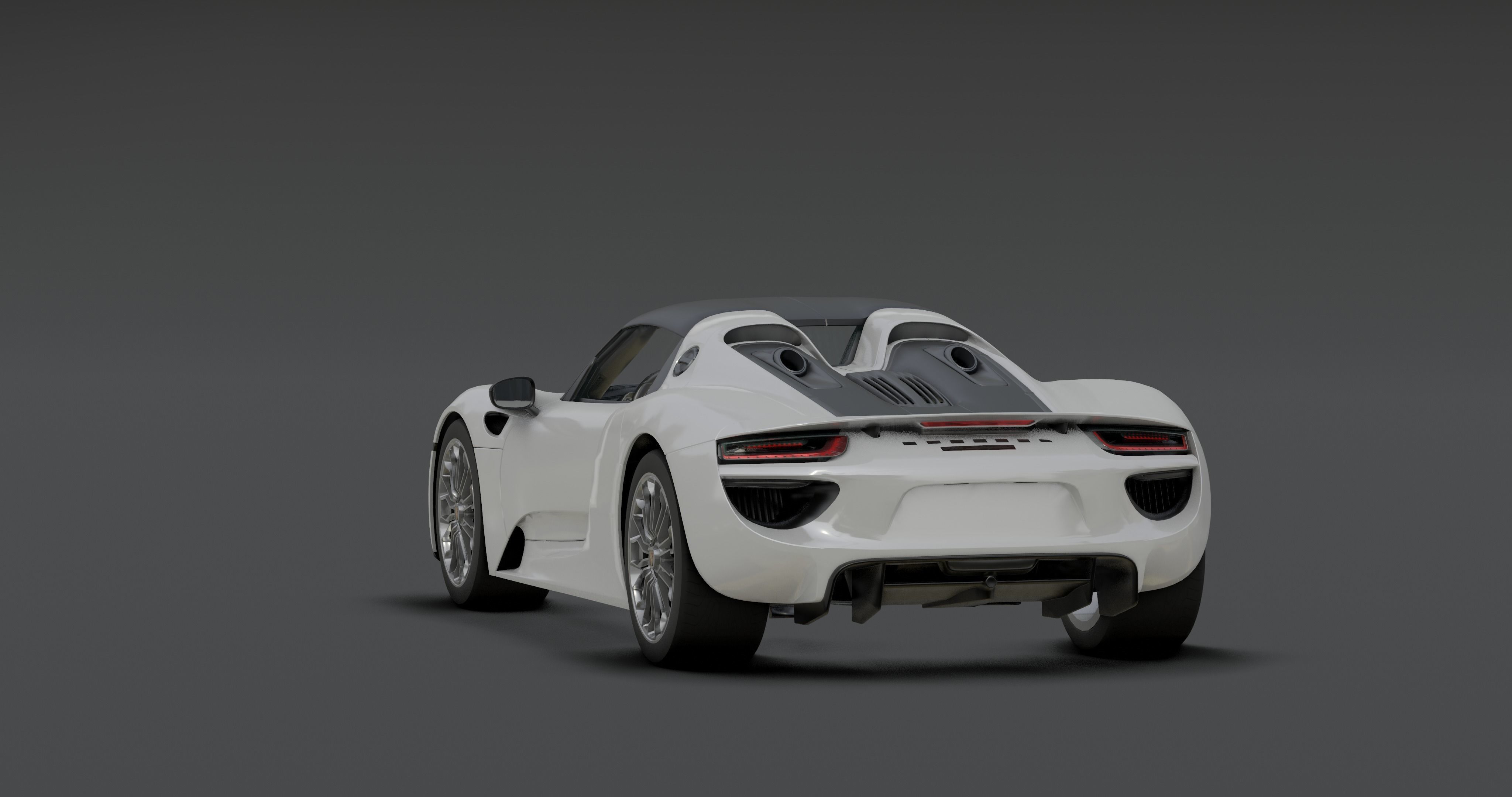 Porsche 918 - Spyder 3D model_8