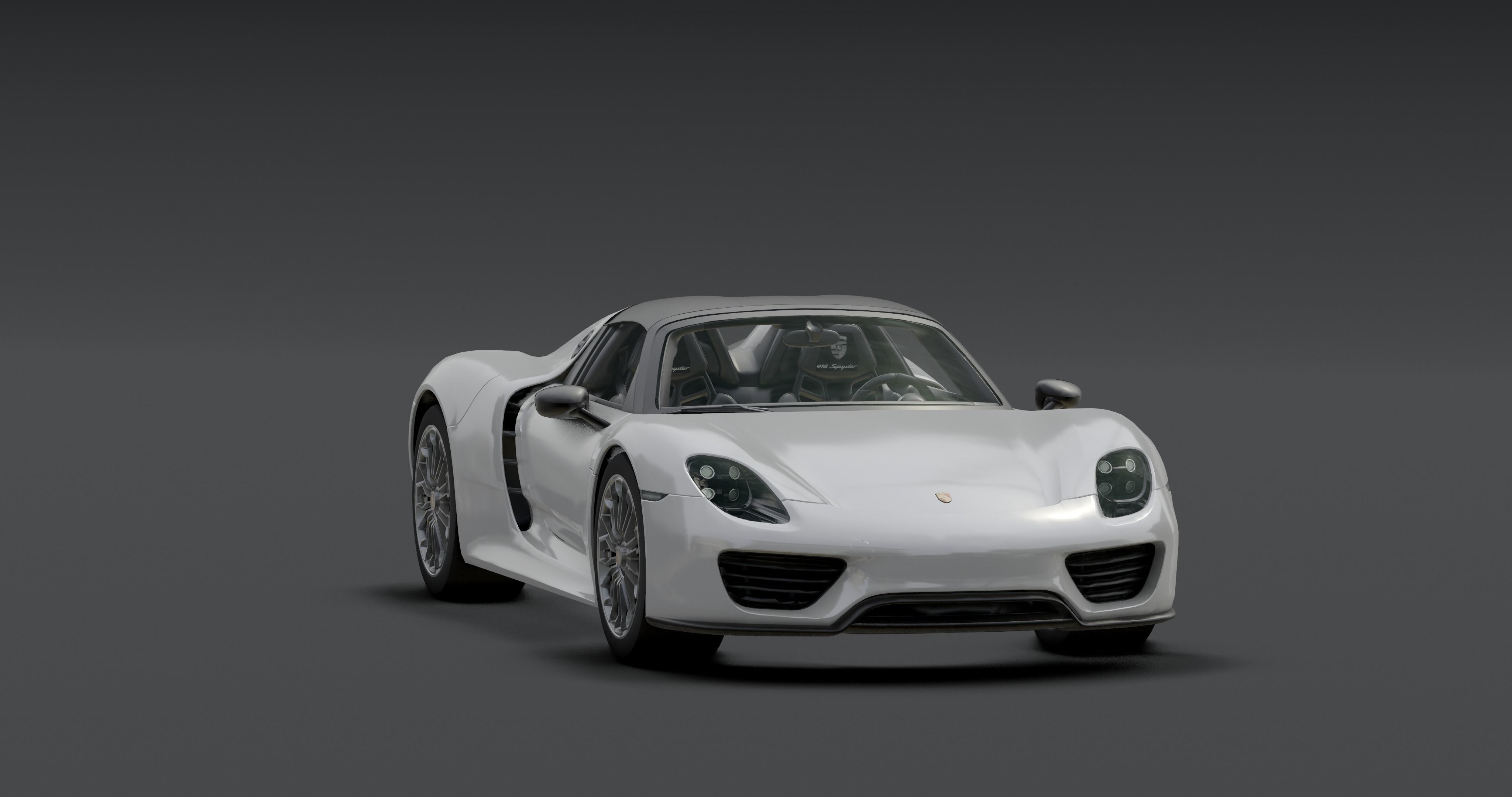 Porsche 918 - Spyder 3D model_2