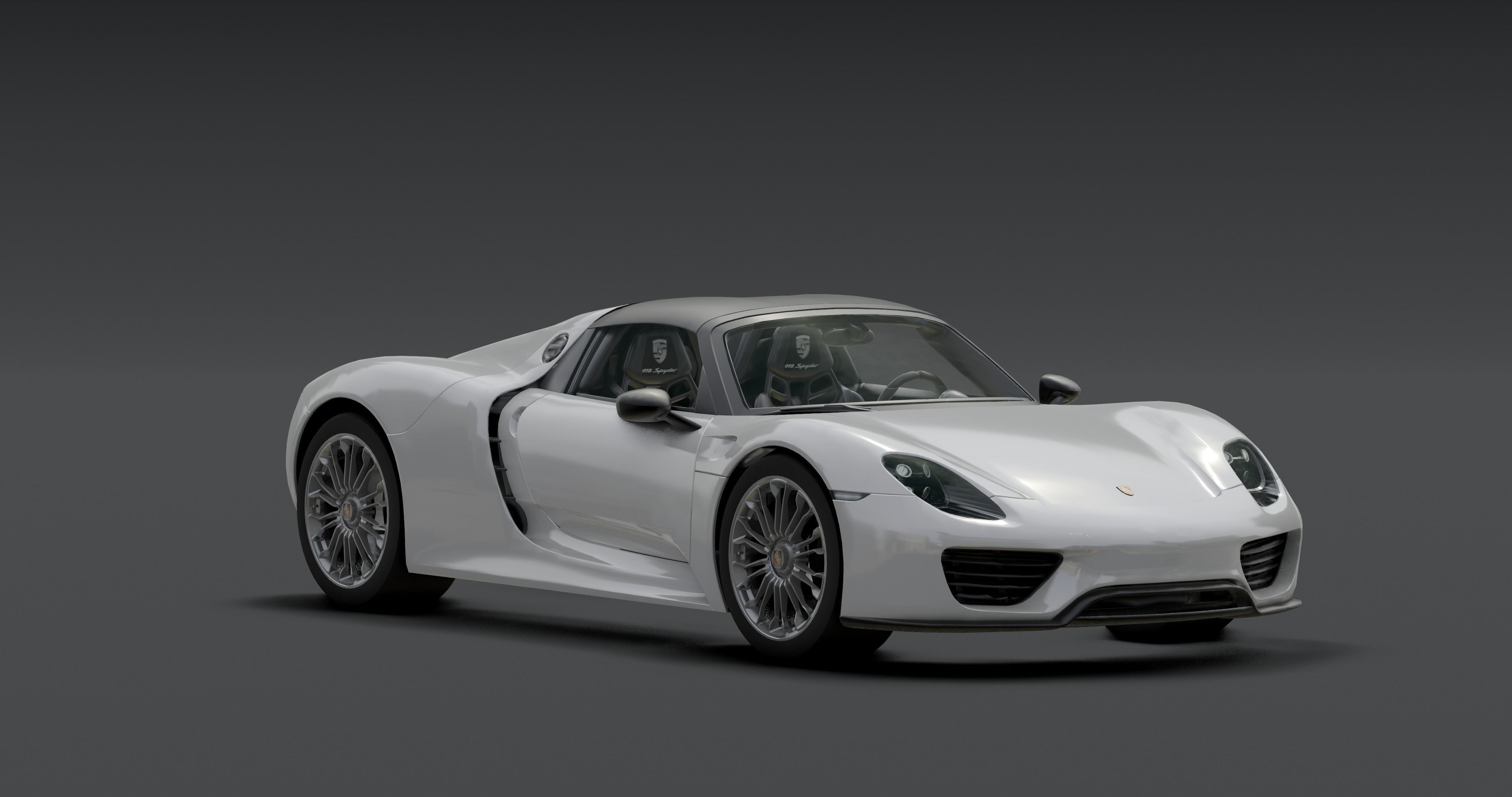 Porsche 918 - Spyder 3D model_4