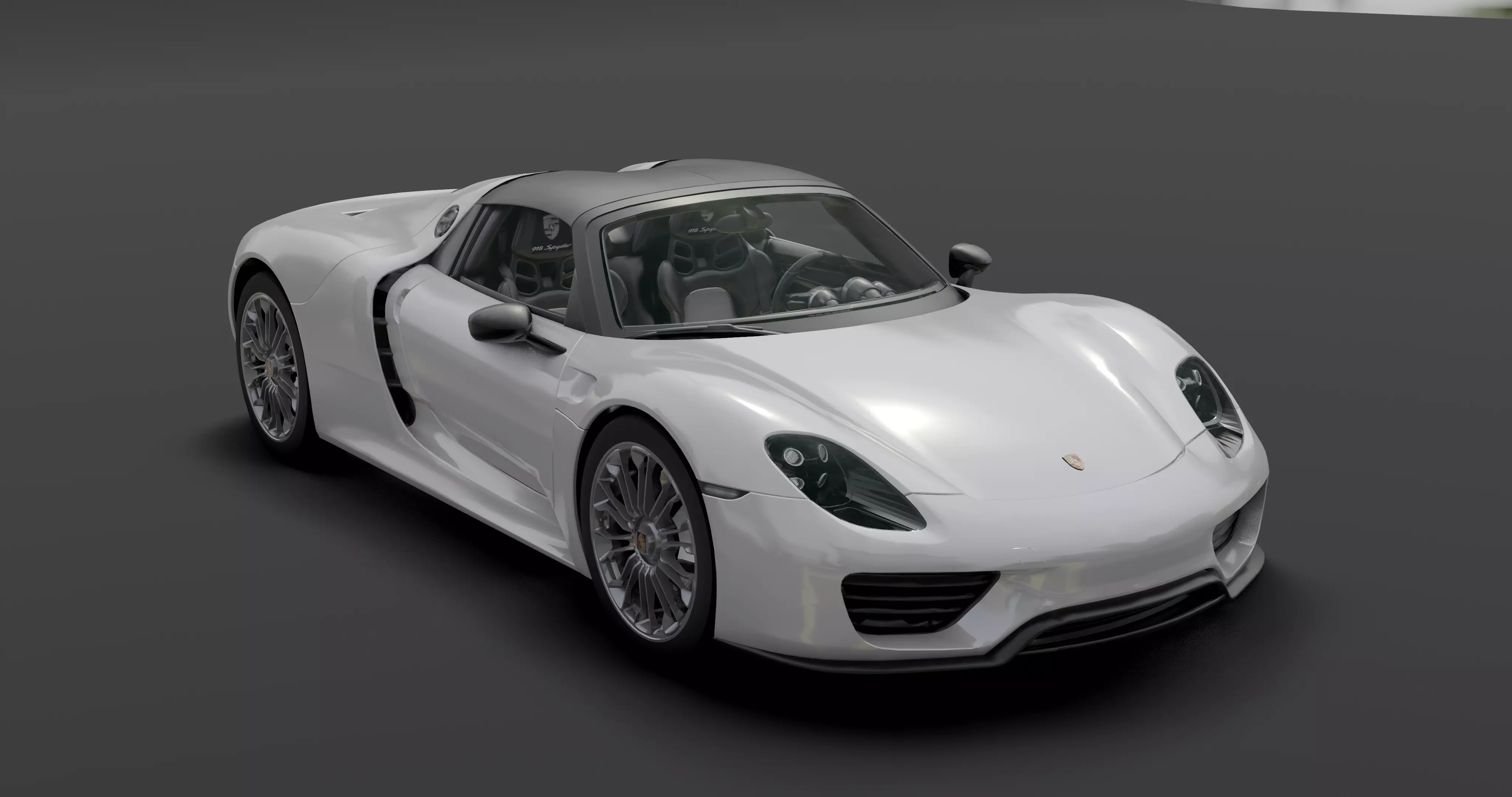 Porsche 918 - Spyder 3D model_0