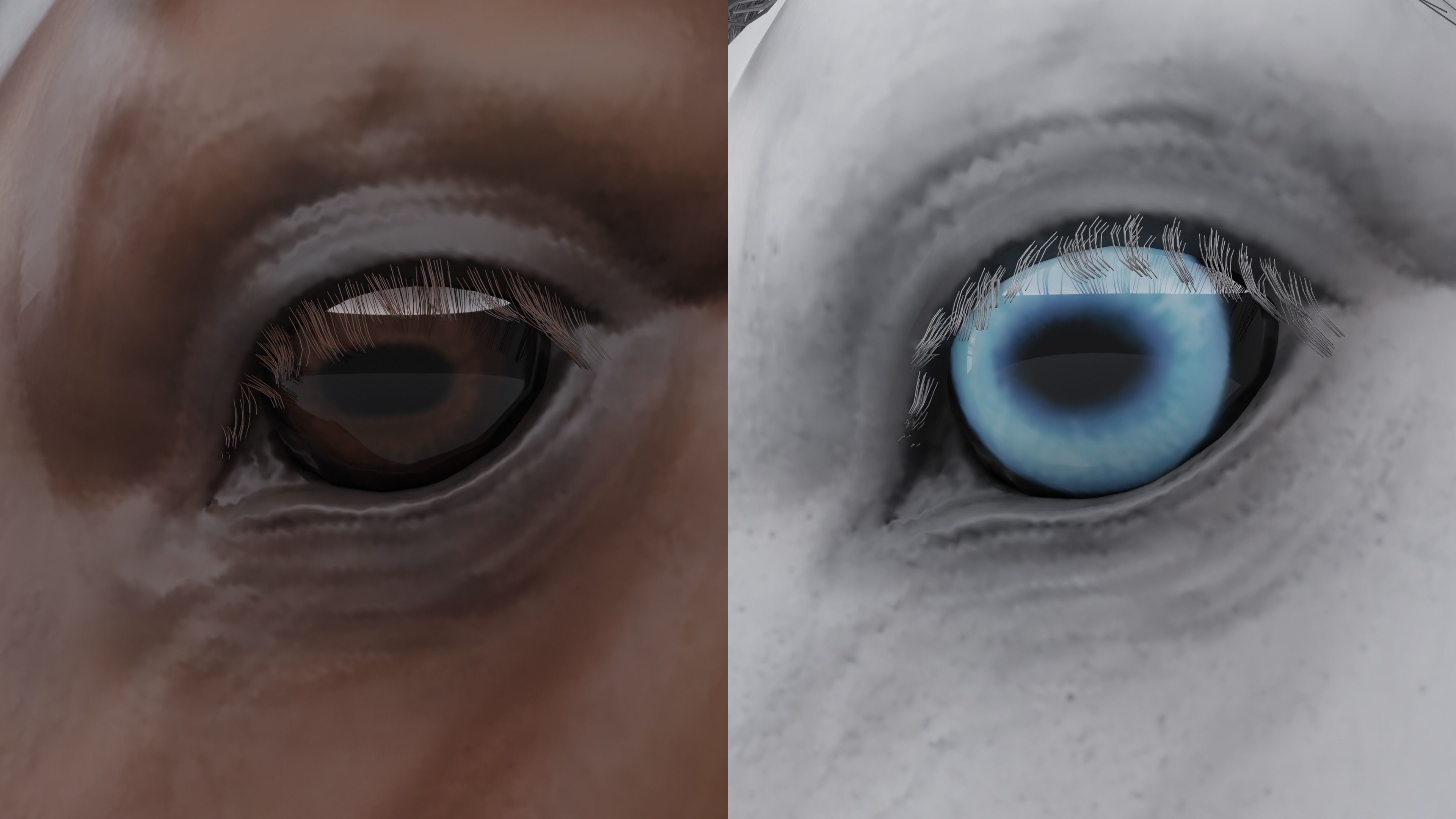 PBR Rigged Horse 4 styles 3D model_19