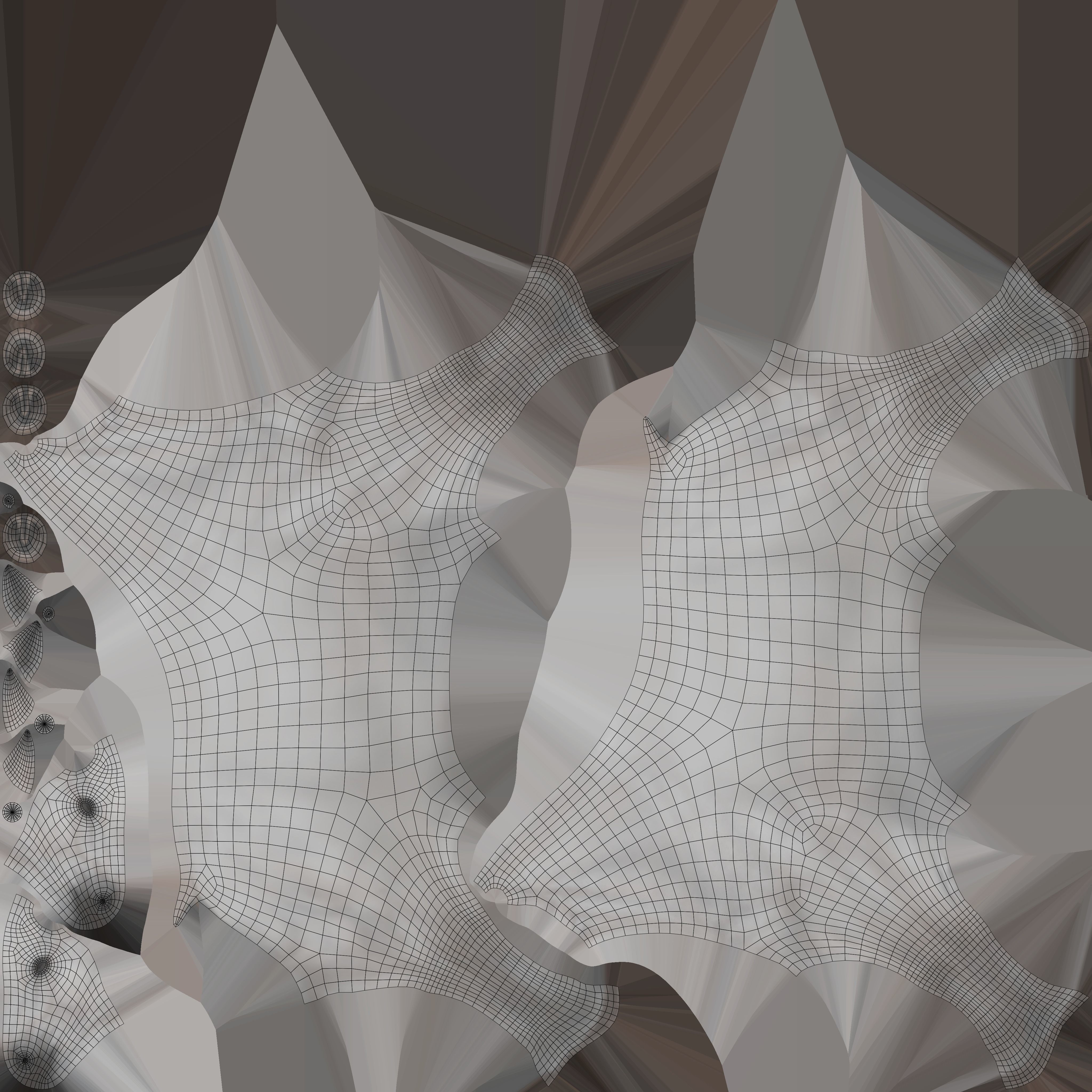 PBR Rigged Horse 4 styles 3D model_36