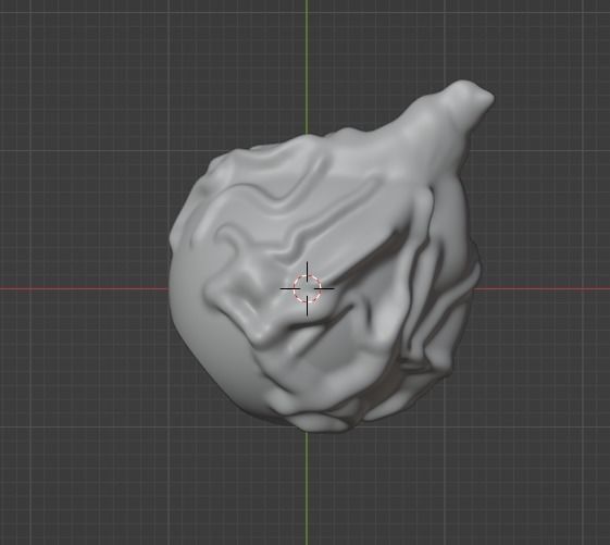 eye model  without textures and materials Low-poly 3D model_1