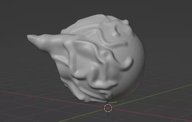 eye model  without textures and materials Low-poly 3D model_0