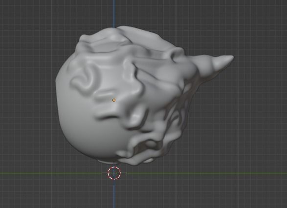 eye model  without textures and materials Low-poly 3D model_2