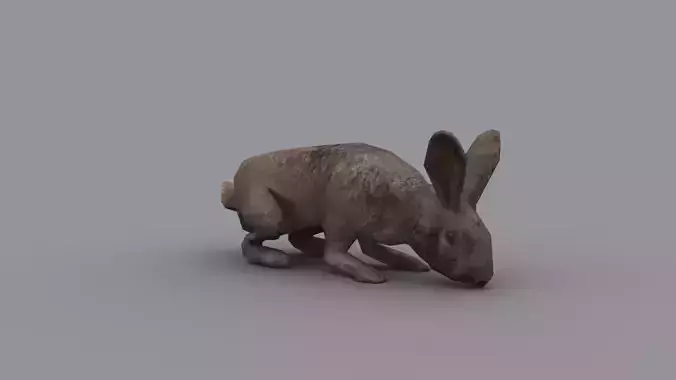 RABBIT GAME READY ANIMATED MODEL