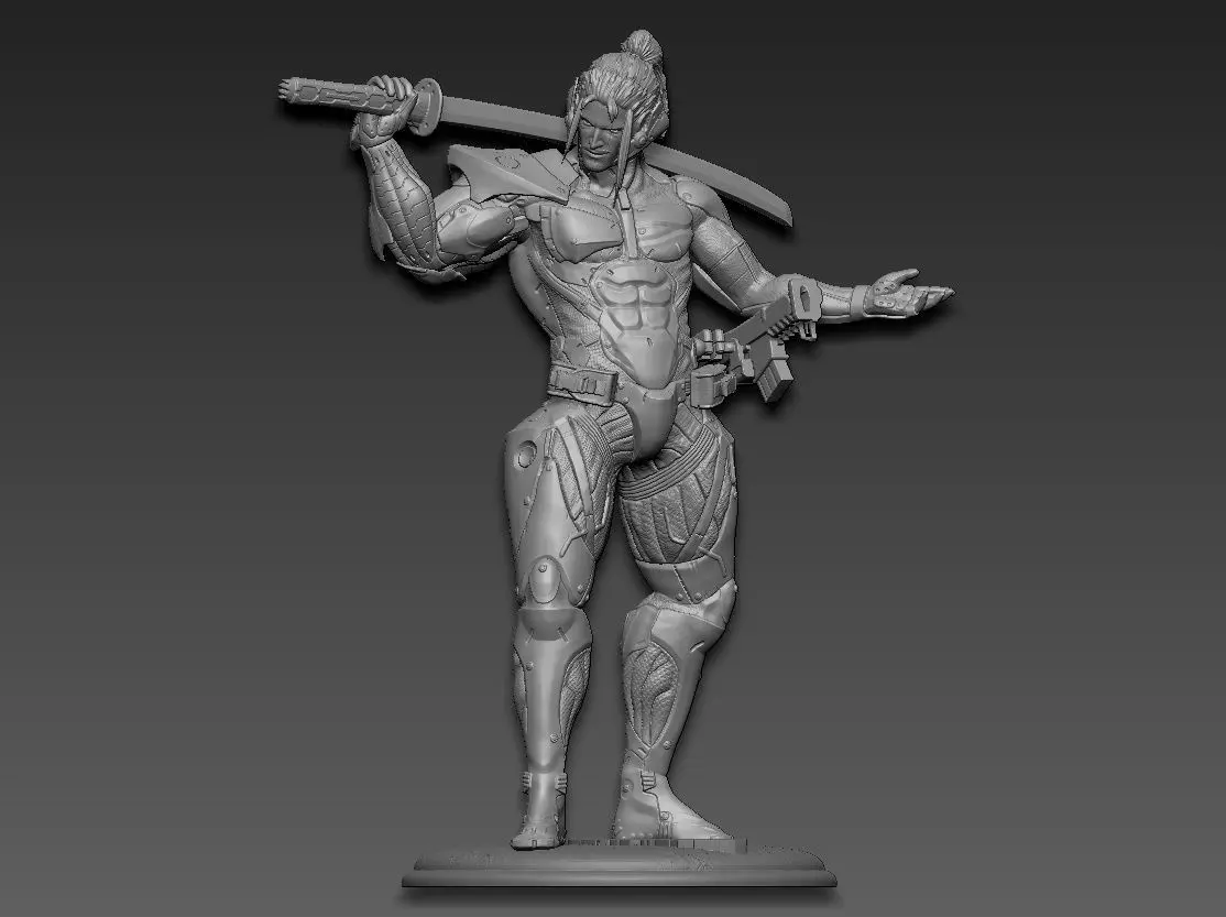 Metal gear rising jetstream sam 3D print model_0
