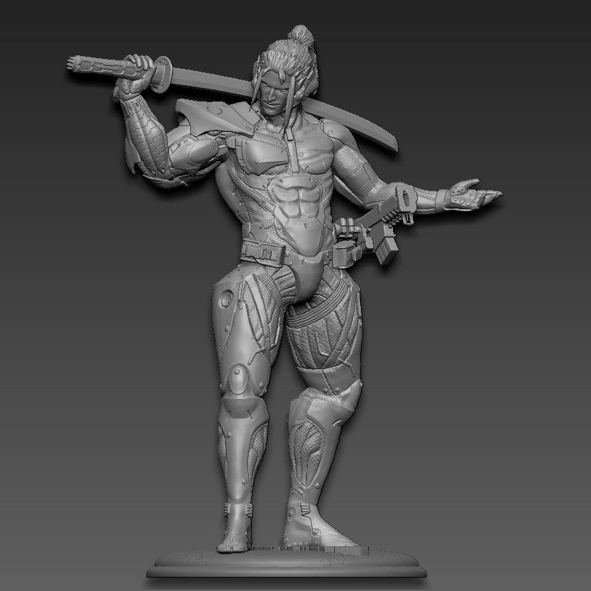 Metal gear rising jetstream sam 3D print model_19