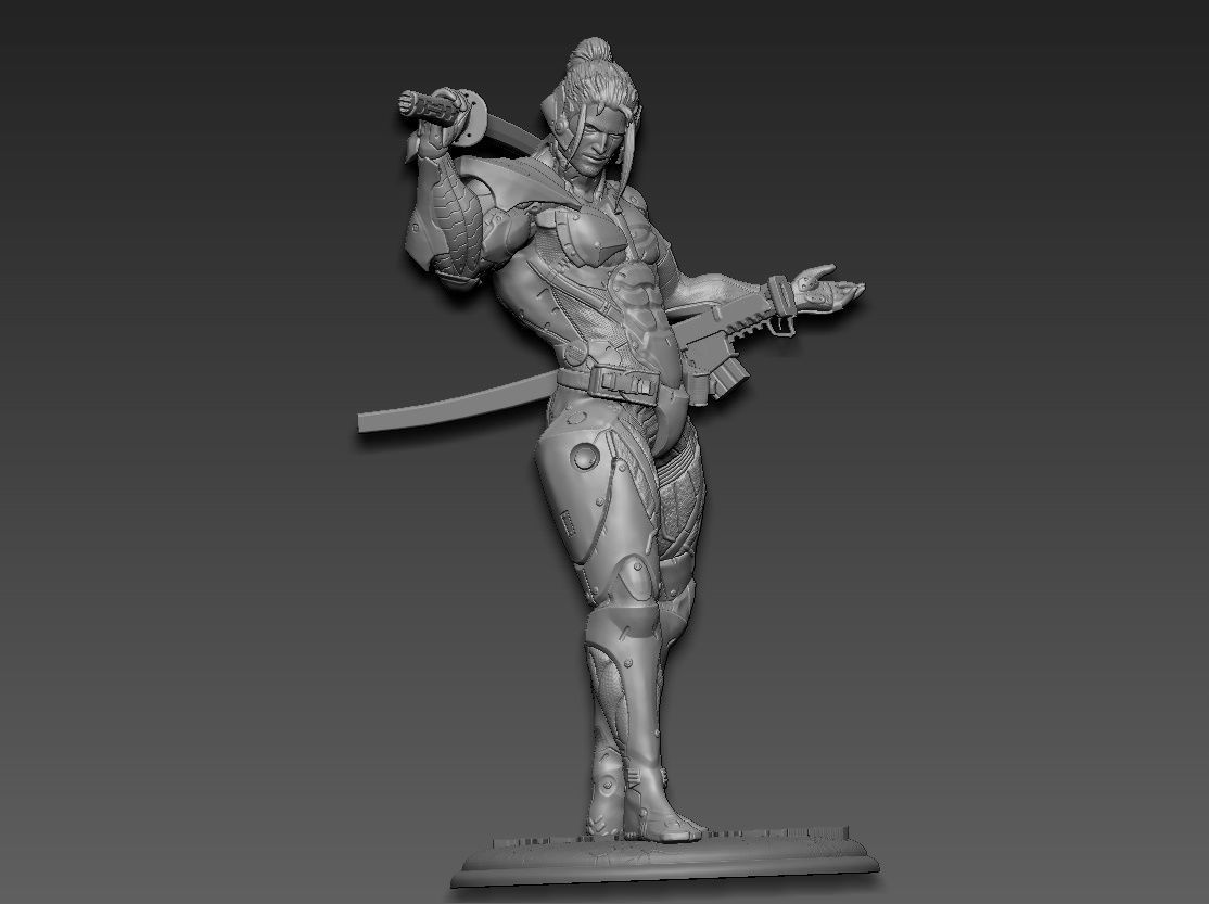 Metal gear rising jetstream sam 3D print model_12