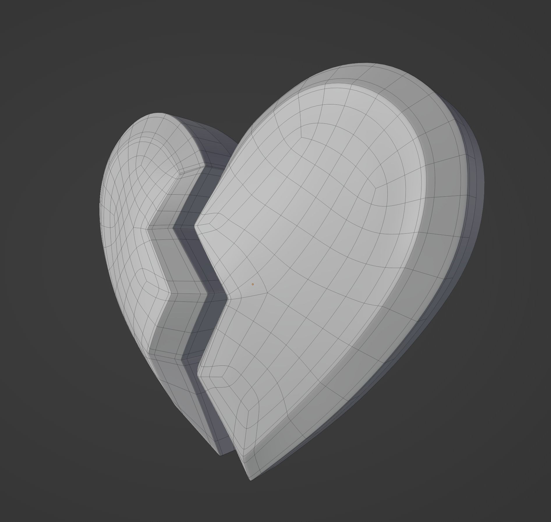 Emoji Broken heart 3D model_3