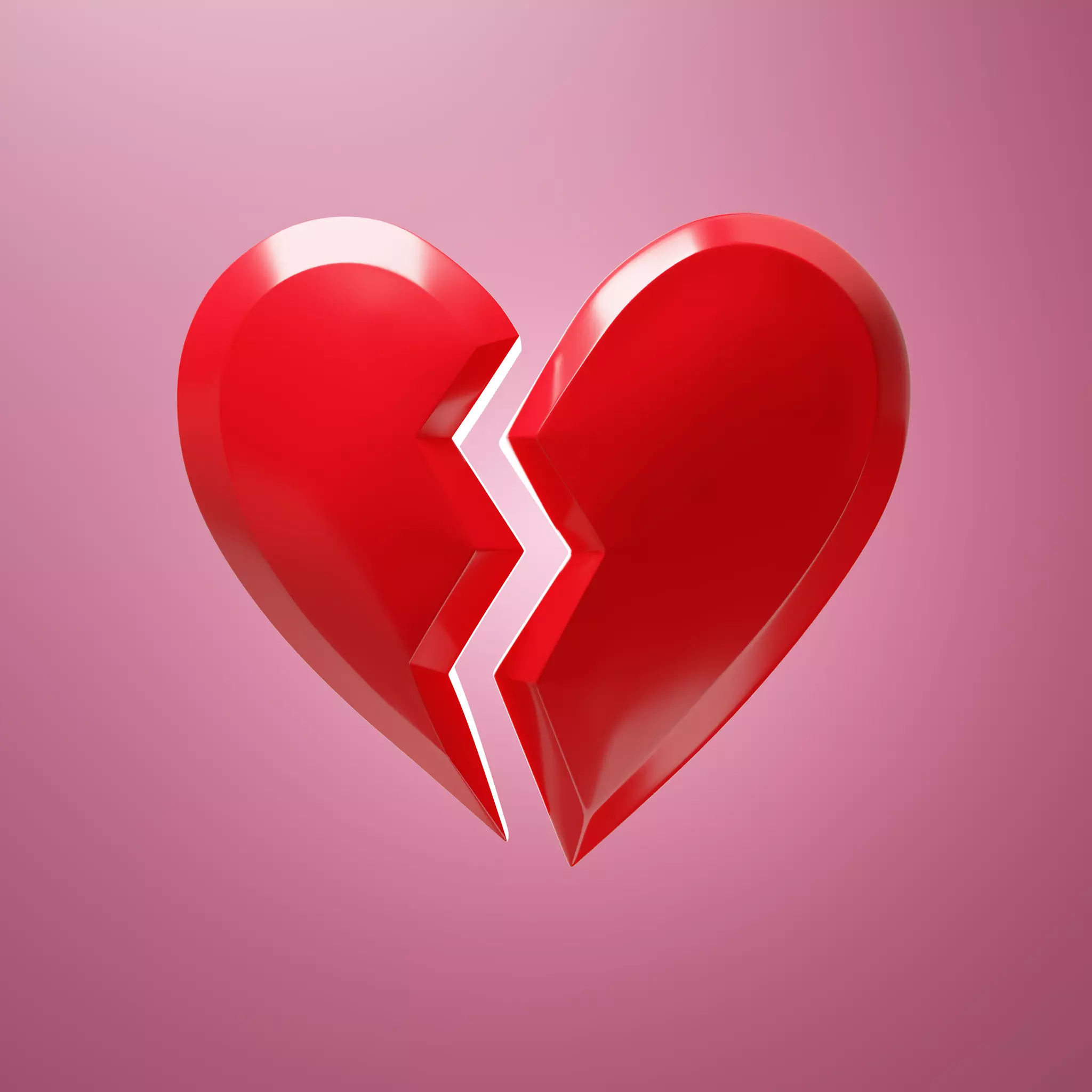 Emoji Broken heart 3D model_0