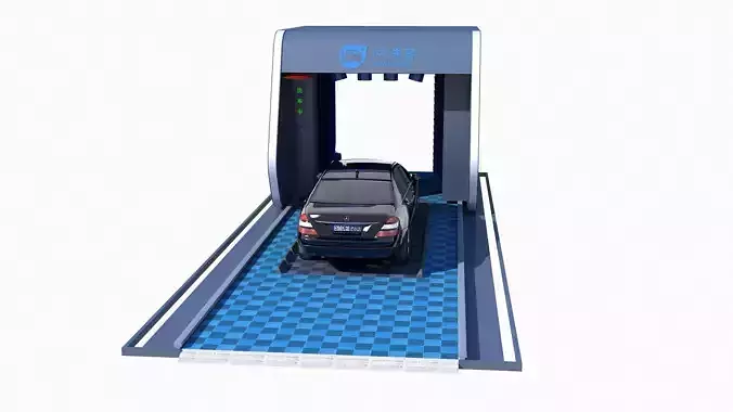 Intelligent unmanned car wash