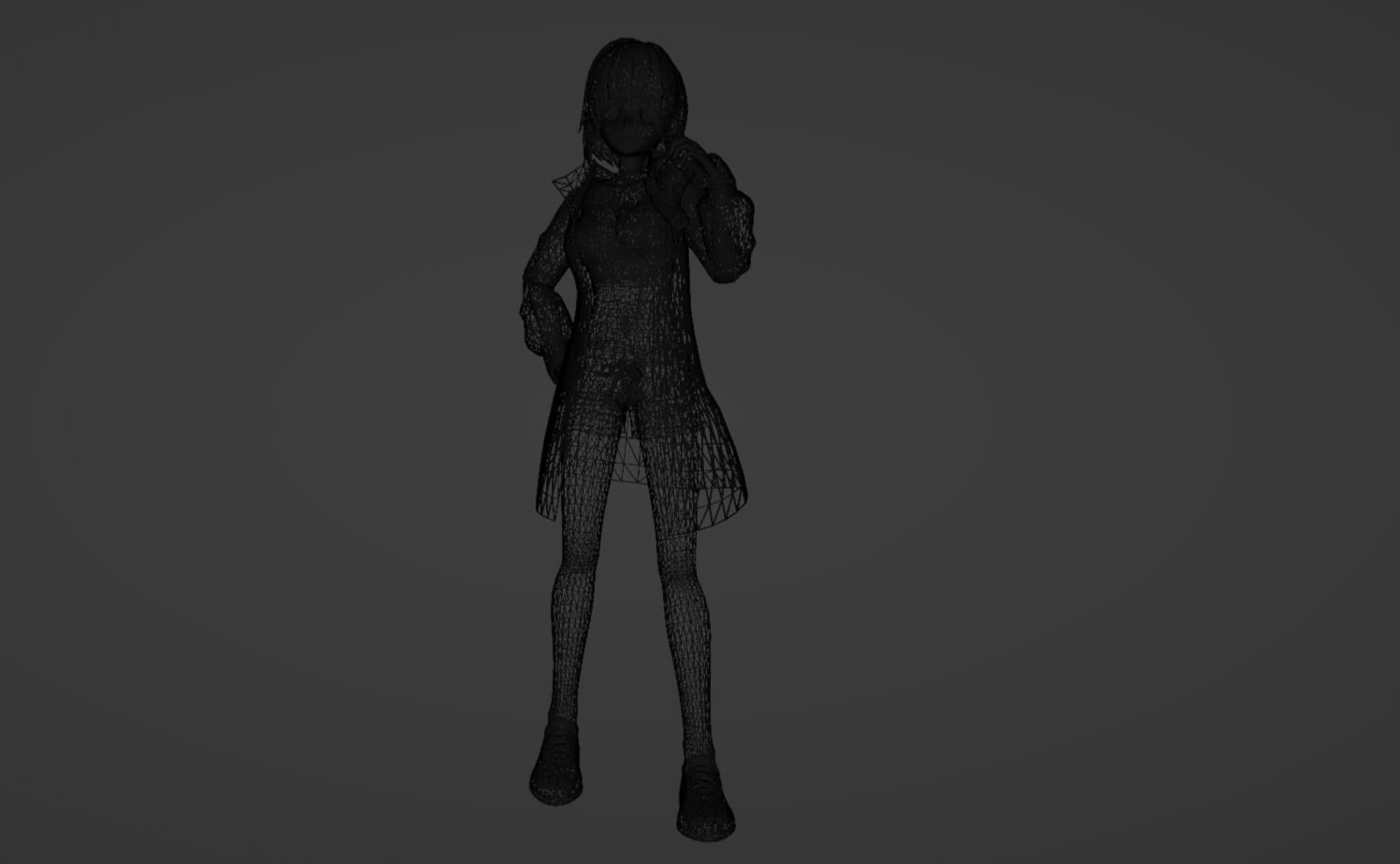 Anime Character - Shizuka Mikazuki 3D model_18