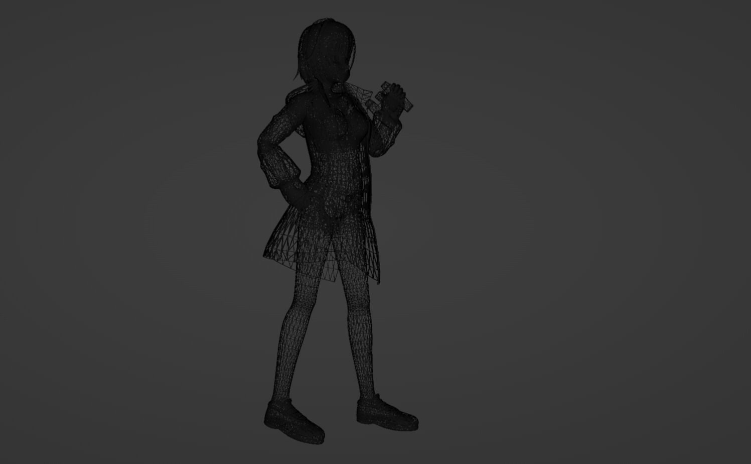 Anime Character - Shizuka Mikazuki 3D model_19