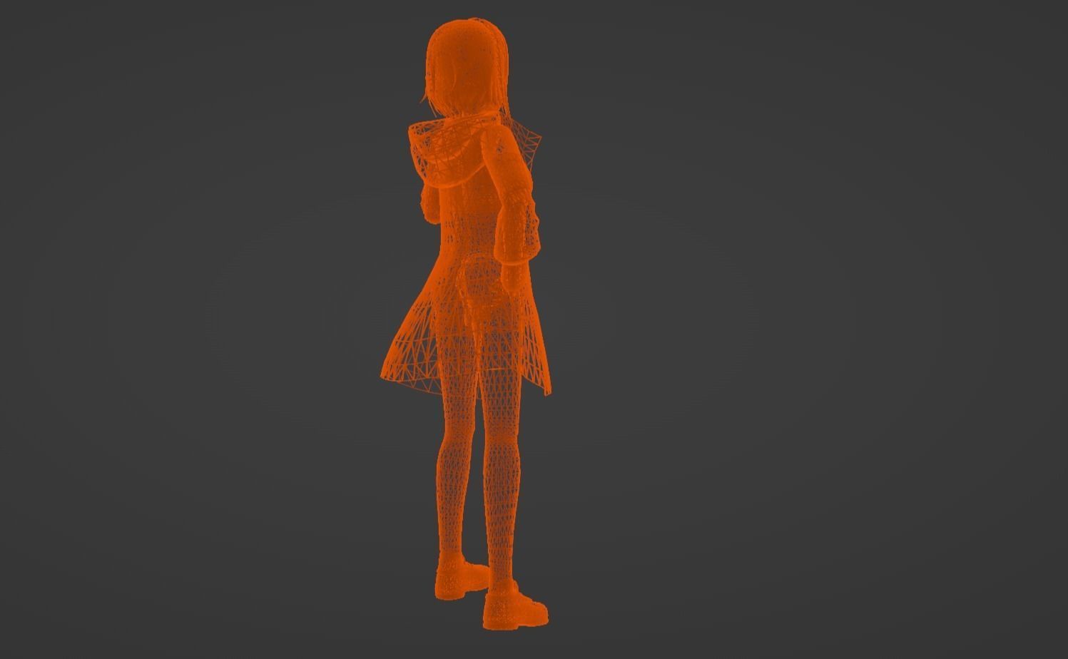 Anime Character - Shizuka Mikazuki 3D model_14