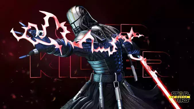 Starkiller Sculpture Tested for 3D printing