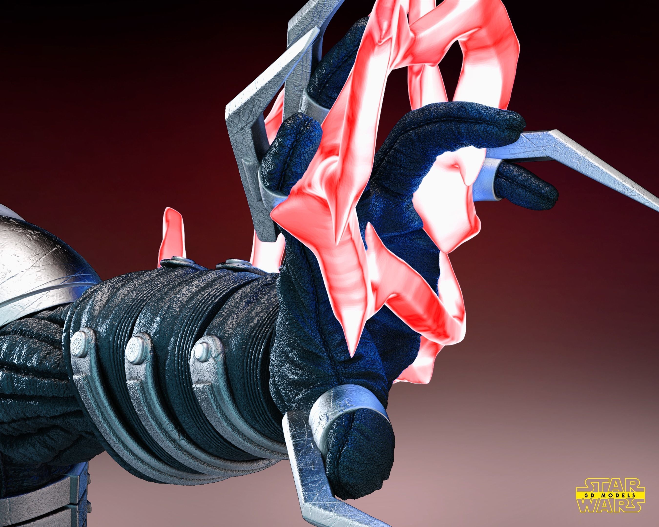 Starkiller Sculpture Tested for 3D printing 3D print model_9