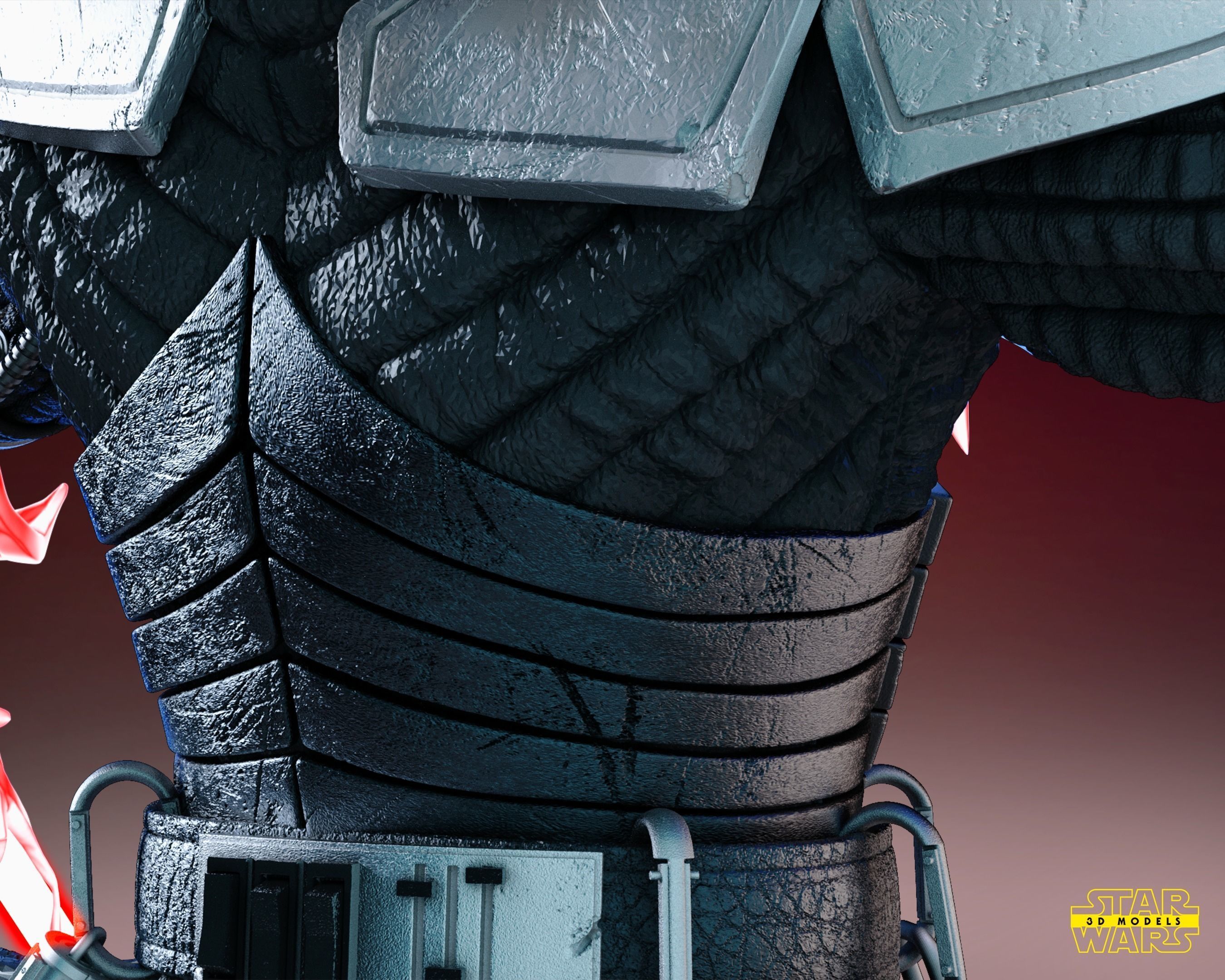 Starkiller Sculpture Tested for 3D printing 3D print model_8