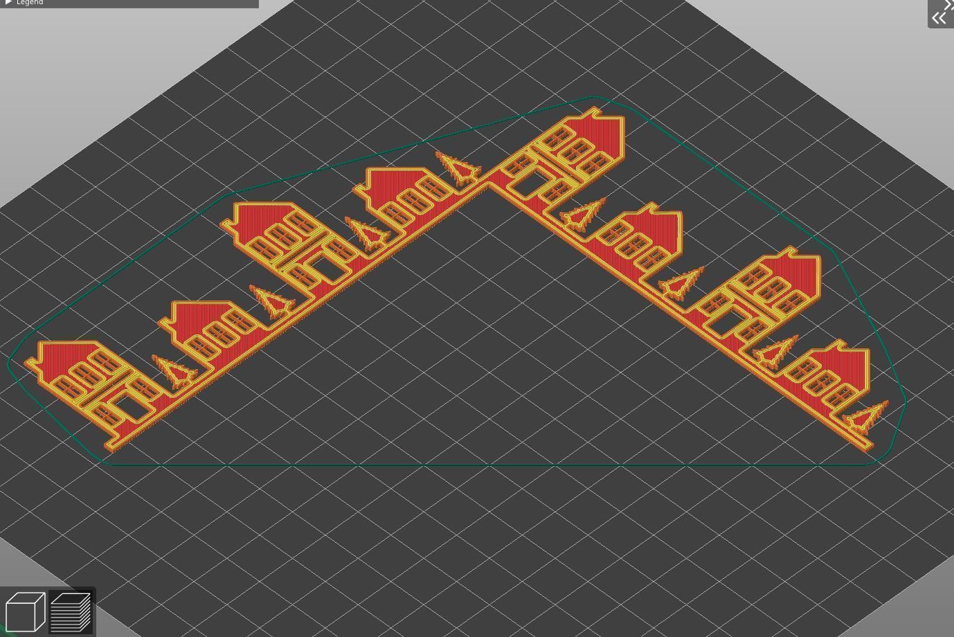 Christmas door corners vol 1 - Multipack of 10 models 3D print model_1