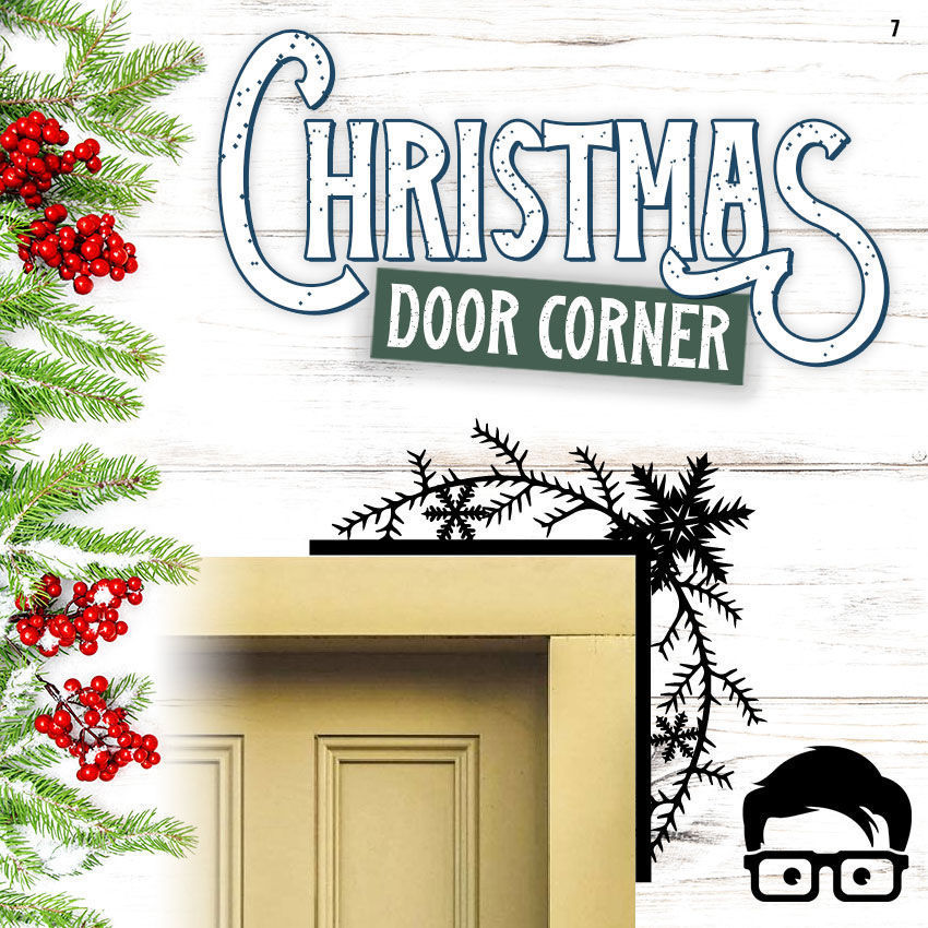 Christmas door corners vol 1 - Multipack of 10 models 3D print model_14