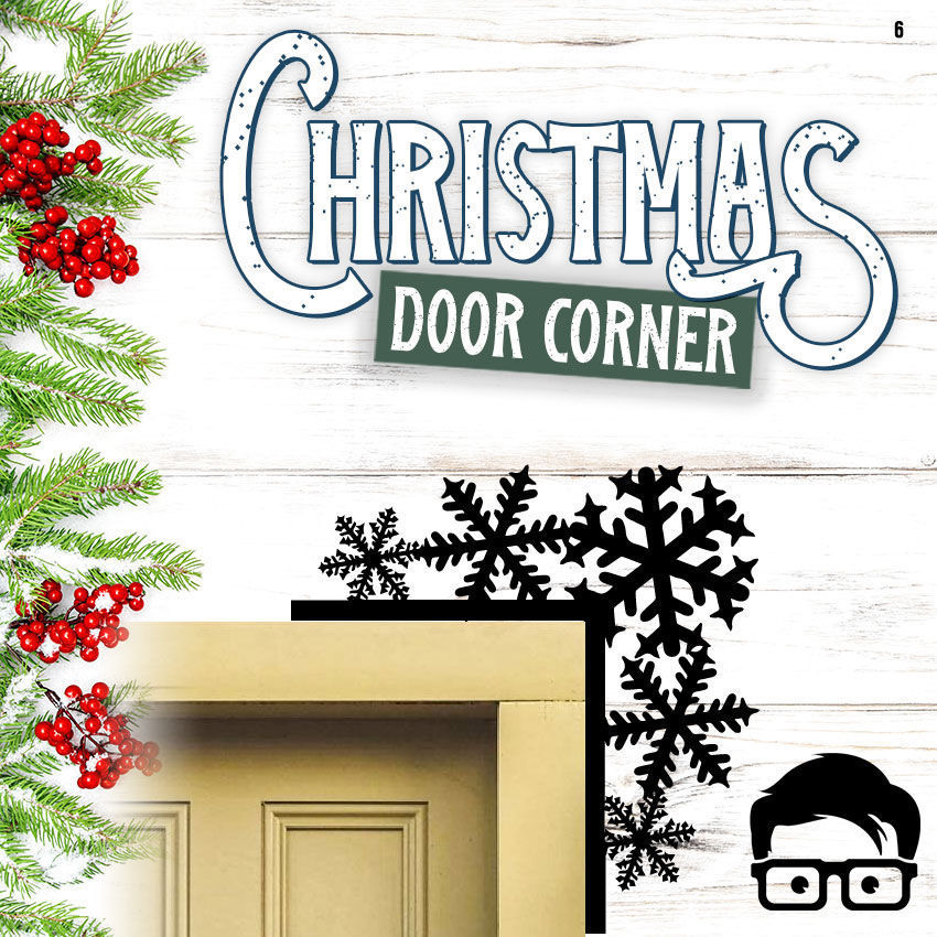 Christmas door corners vol 1 - Multipack of 10 models 3D print model_12