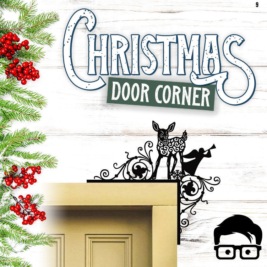 Christmas door corners vol 1 - Multipack of 10 models 3D print model_18
