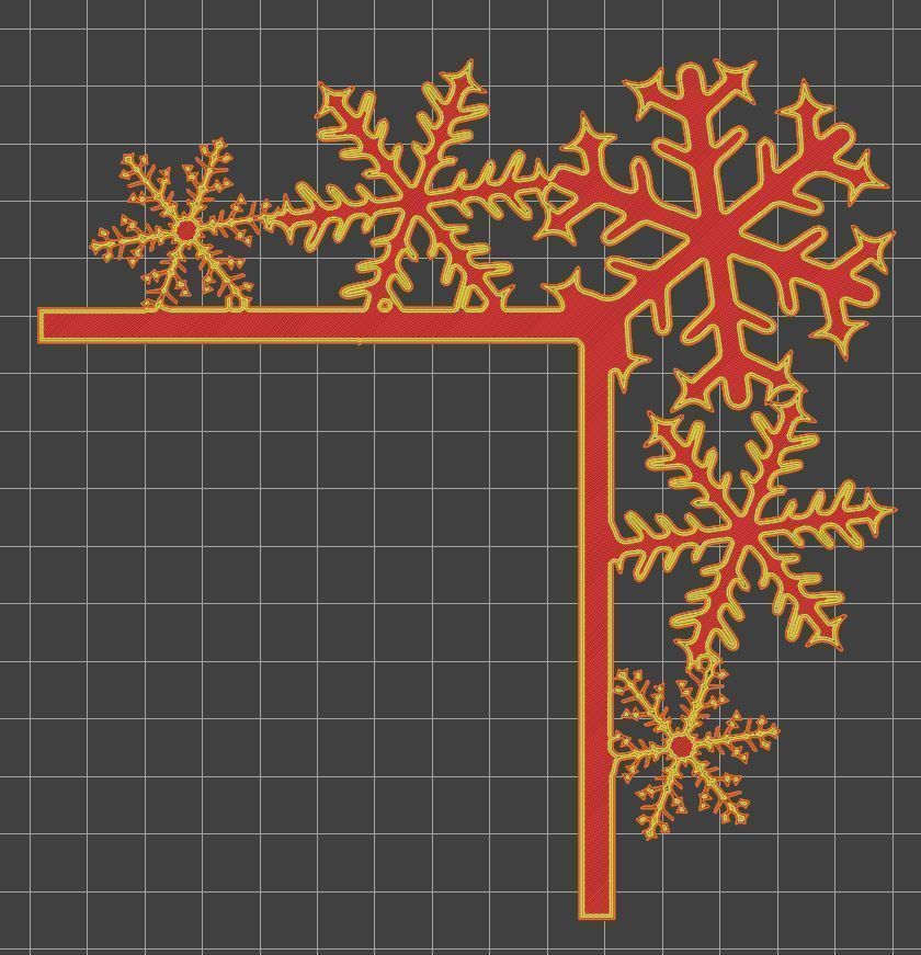 Christmas door corners vol 1 - Multipack of 10 models 3D print model_11