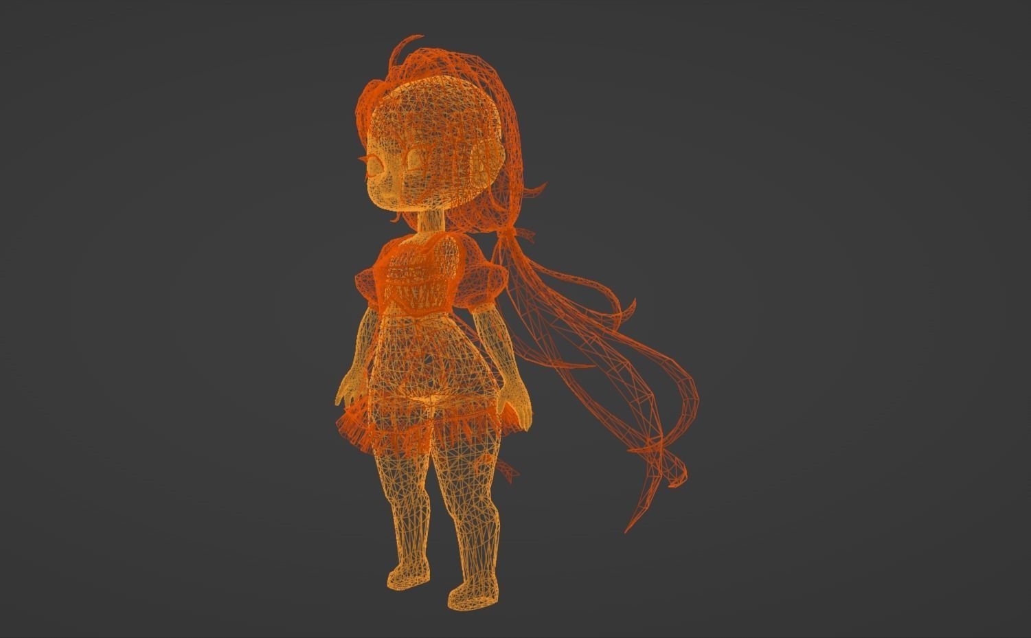 Anime Character - Unique 12 3D model_15