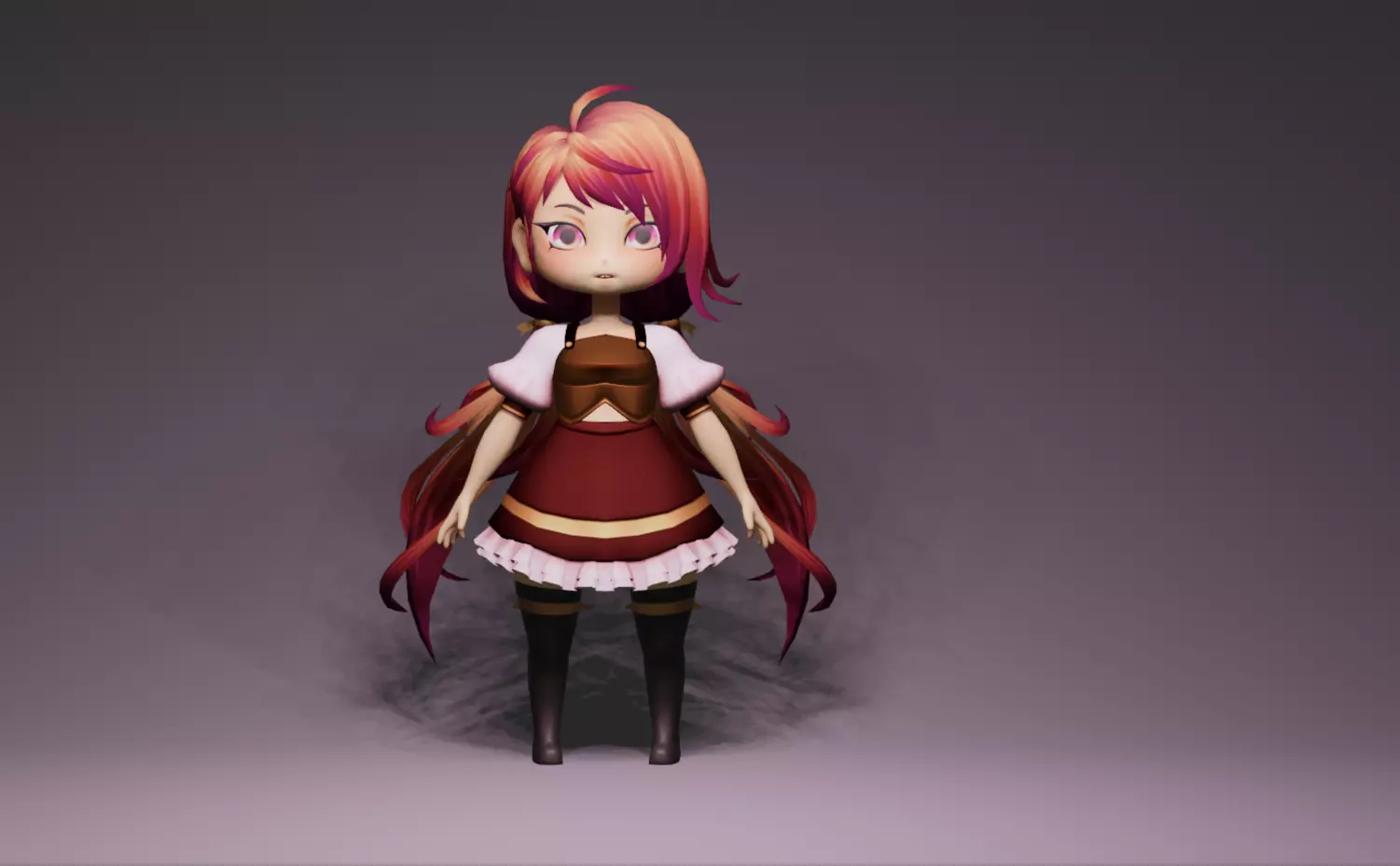 Anime Character - Unique 12 3D model_0