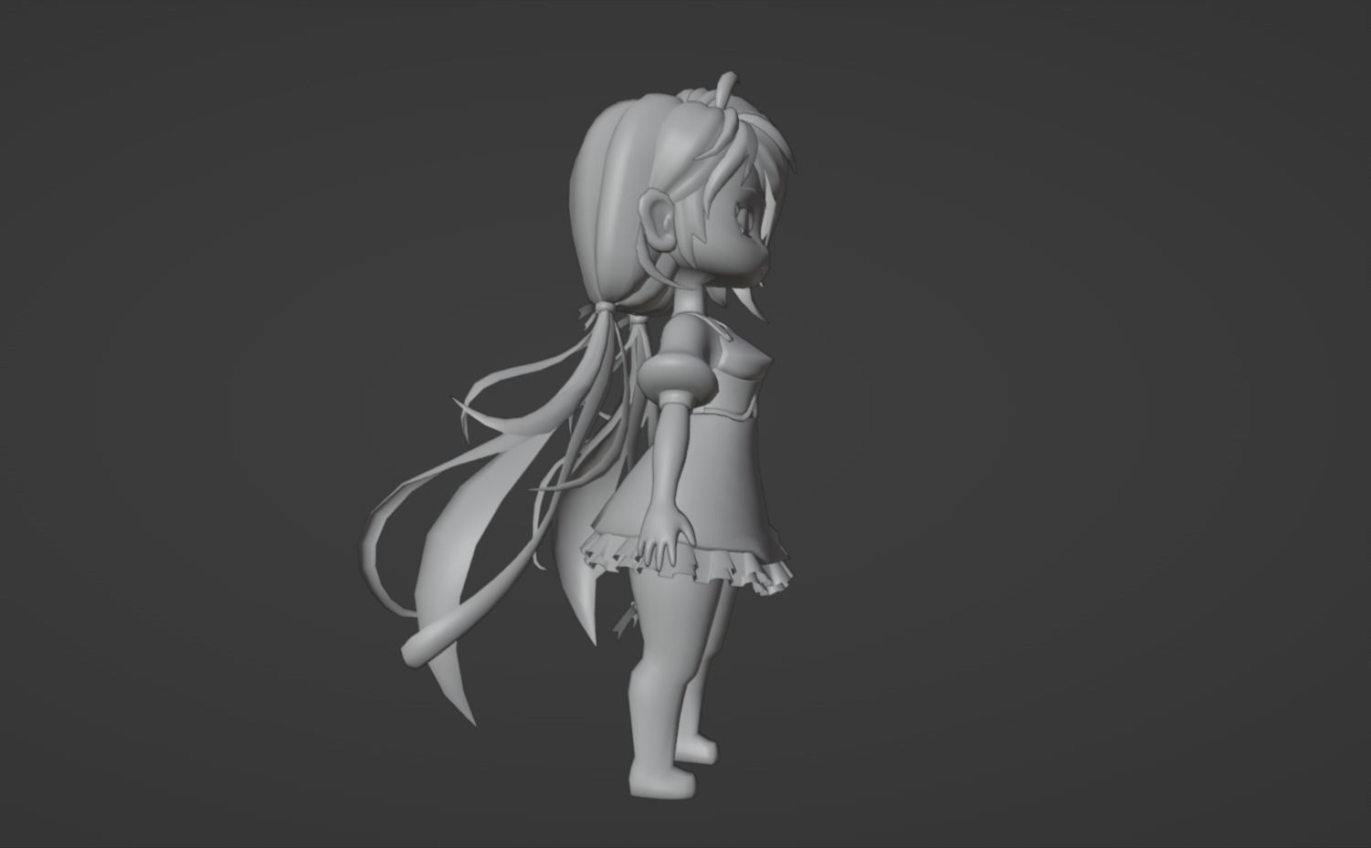 Anime Character - Unique 12 3D model_11