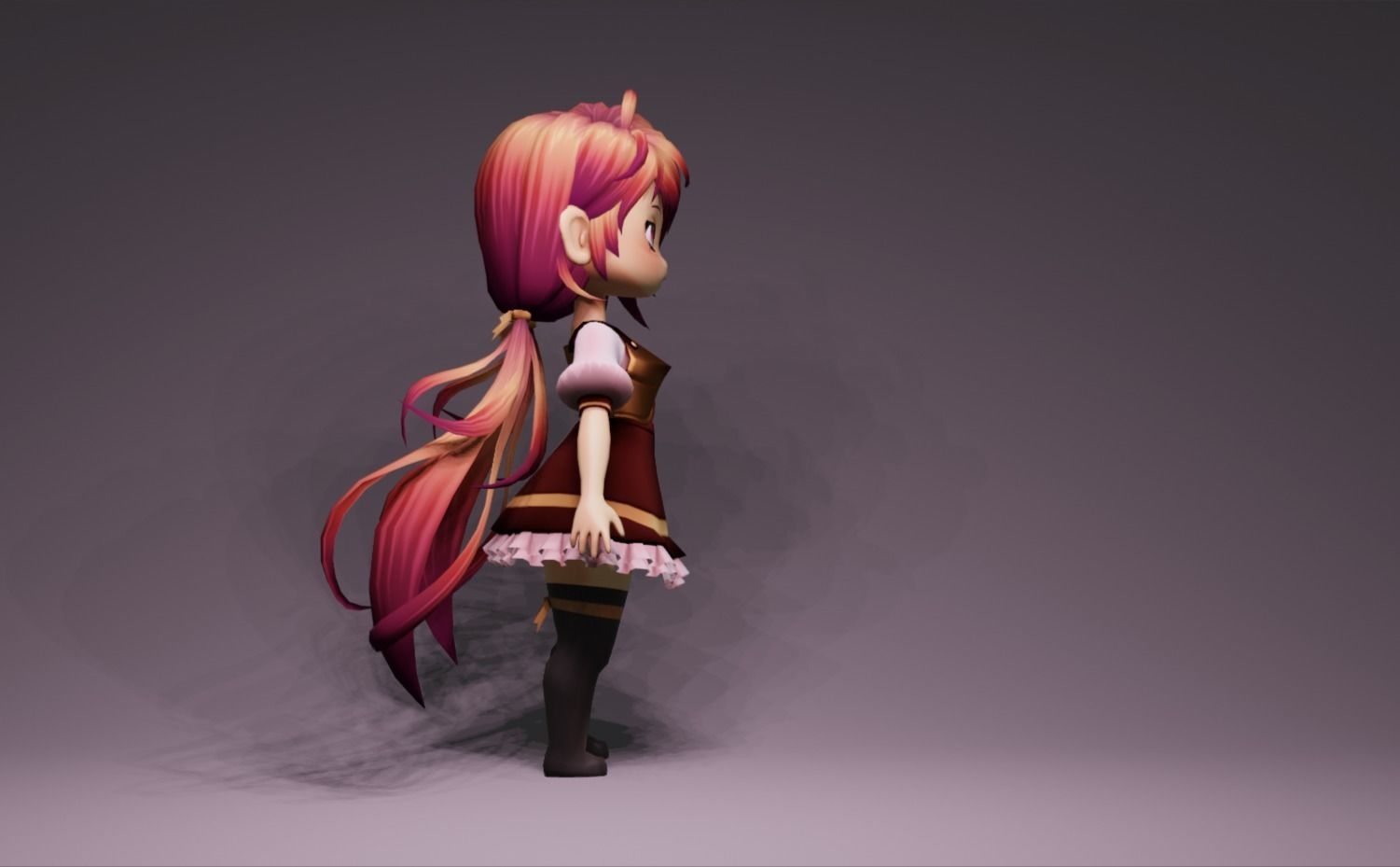 Anime Character - Unique 12 3D model_2