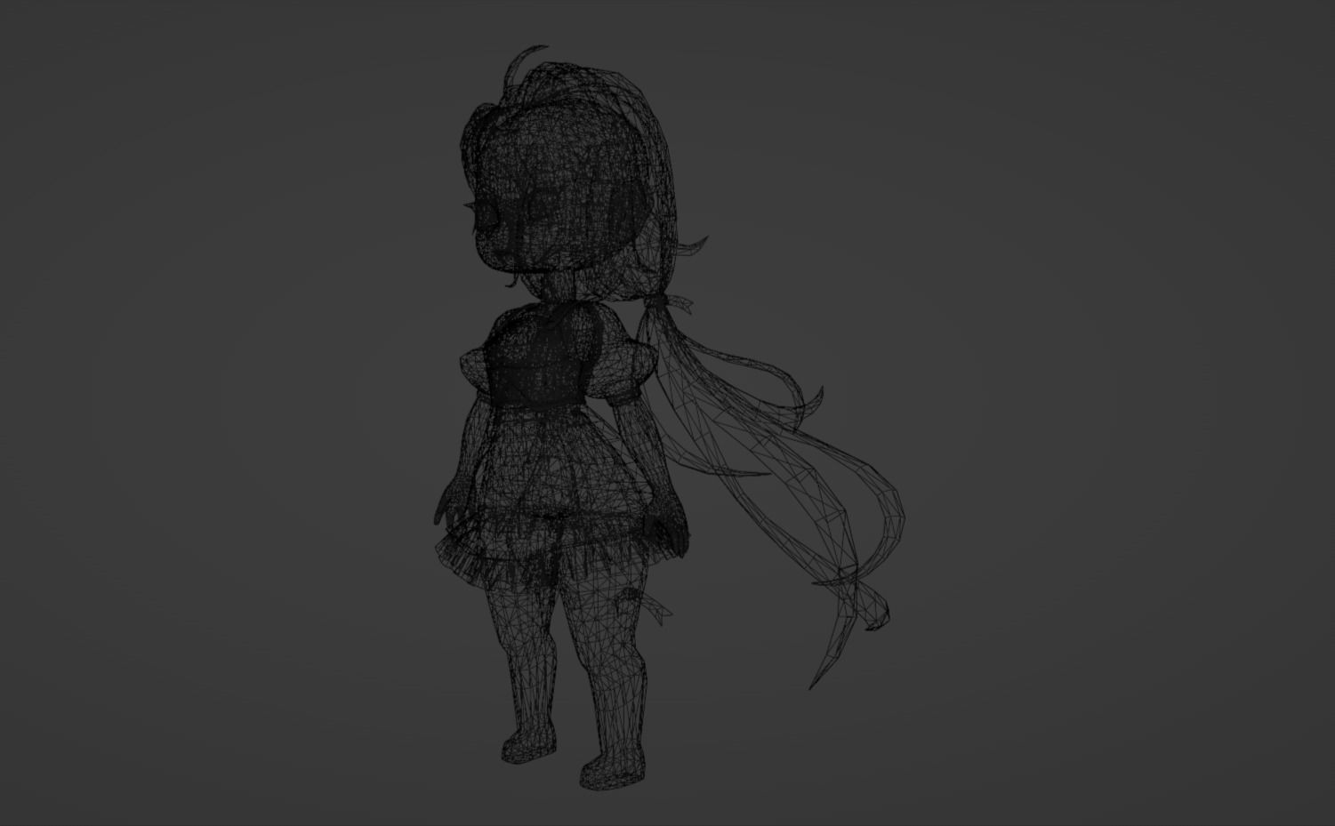 Anime Character - Unique 12 3D model_16