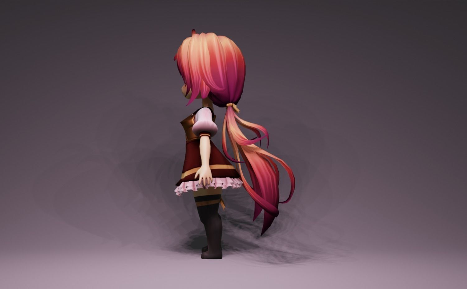 Anime Character - Unique 12 3D model_6