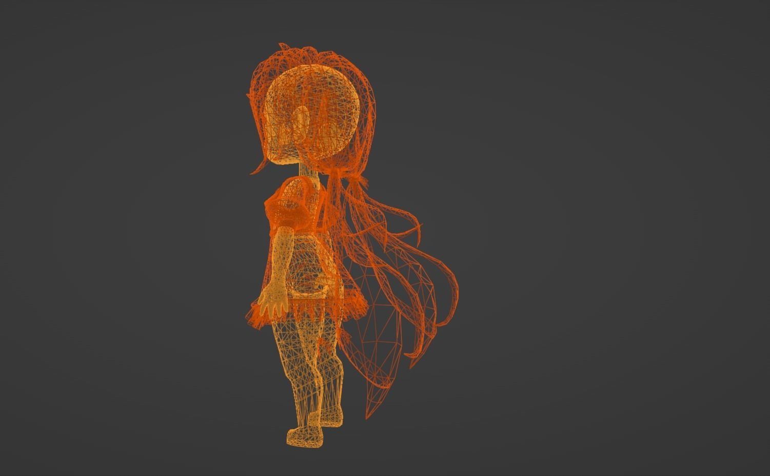 Anime Character - Unique 12 3D model_14