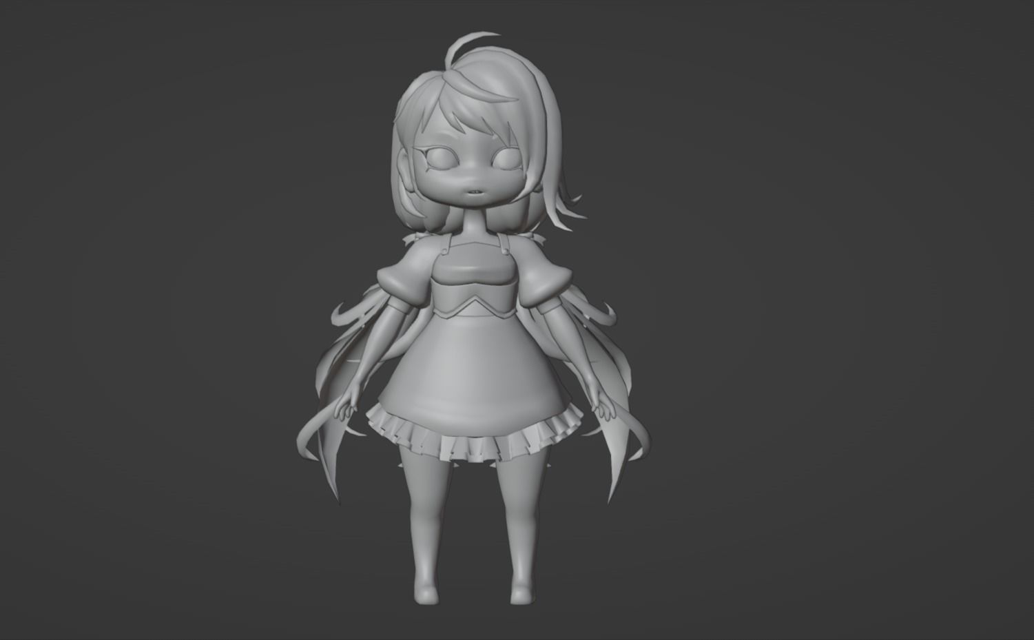 Anime Character - Unique 12 3D model_10