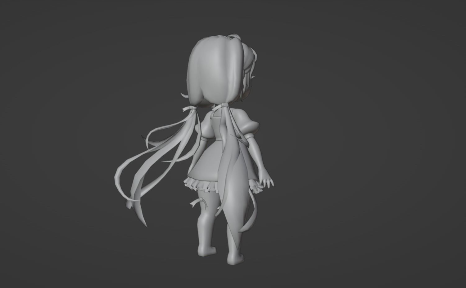 Anime Character - Unique 12 3D model_12