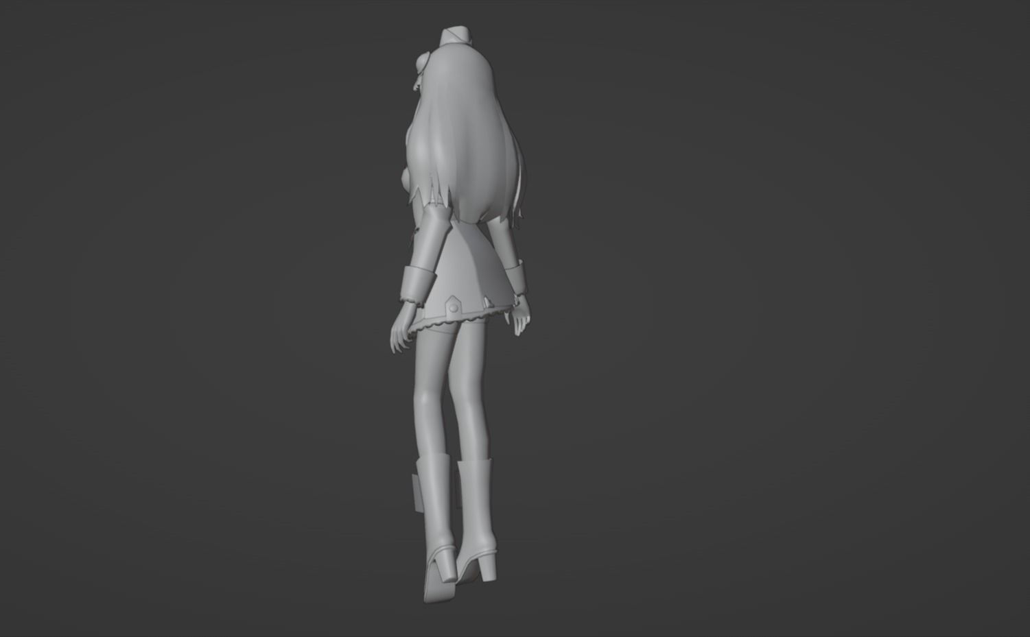 Anime Character - Unique 13 3D model_12