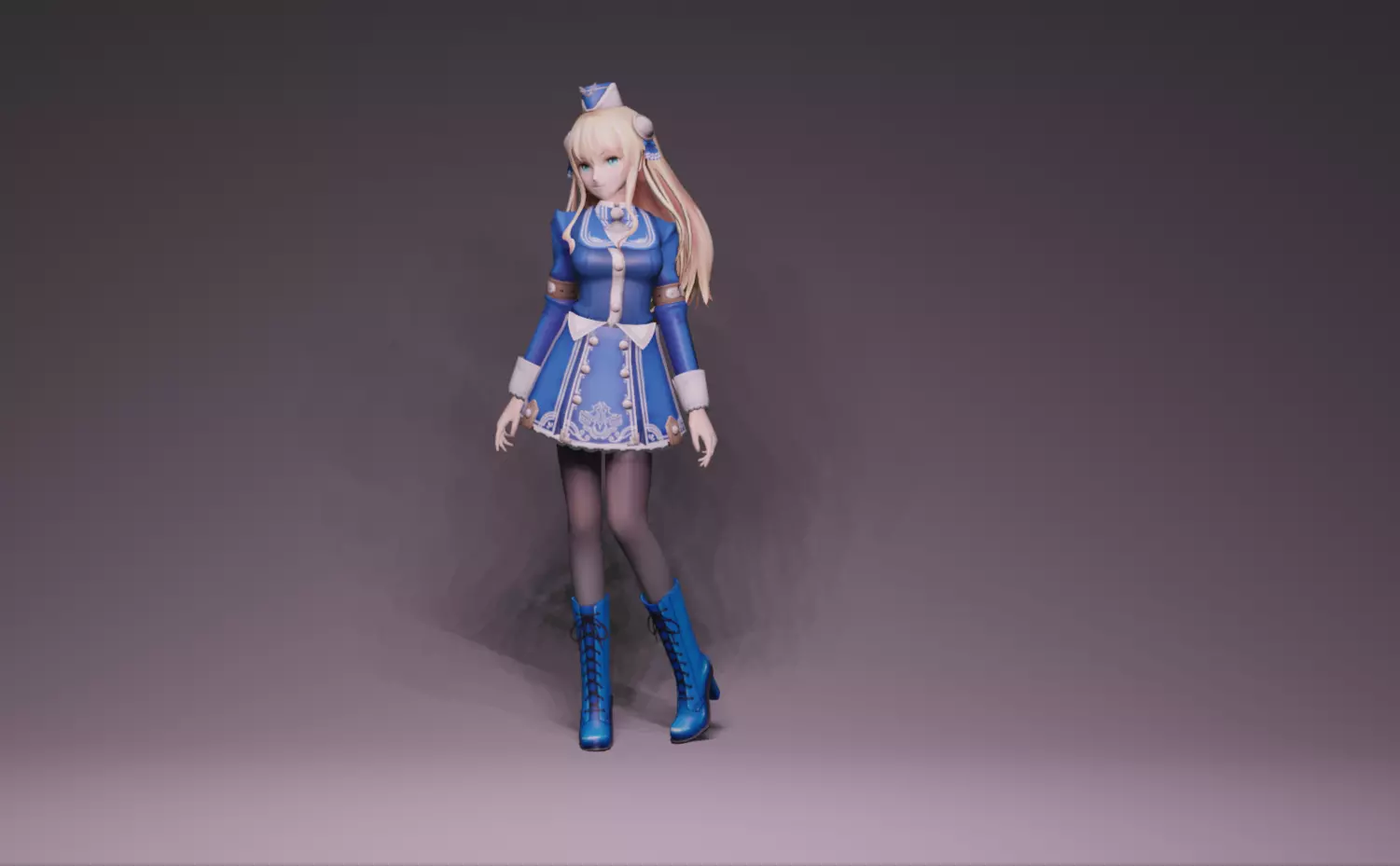 Anime Character - Unique 13 3D model_0