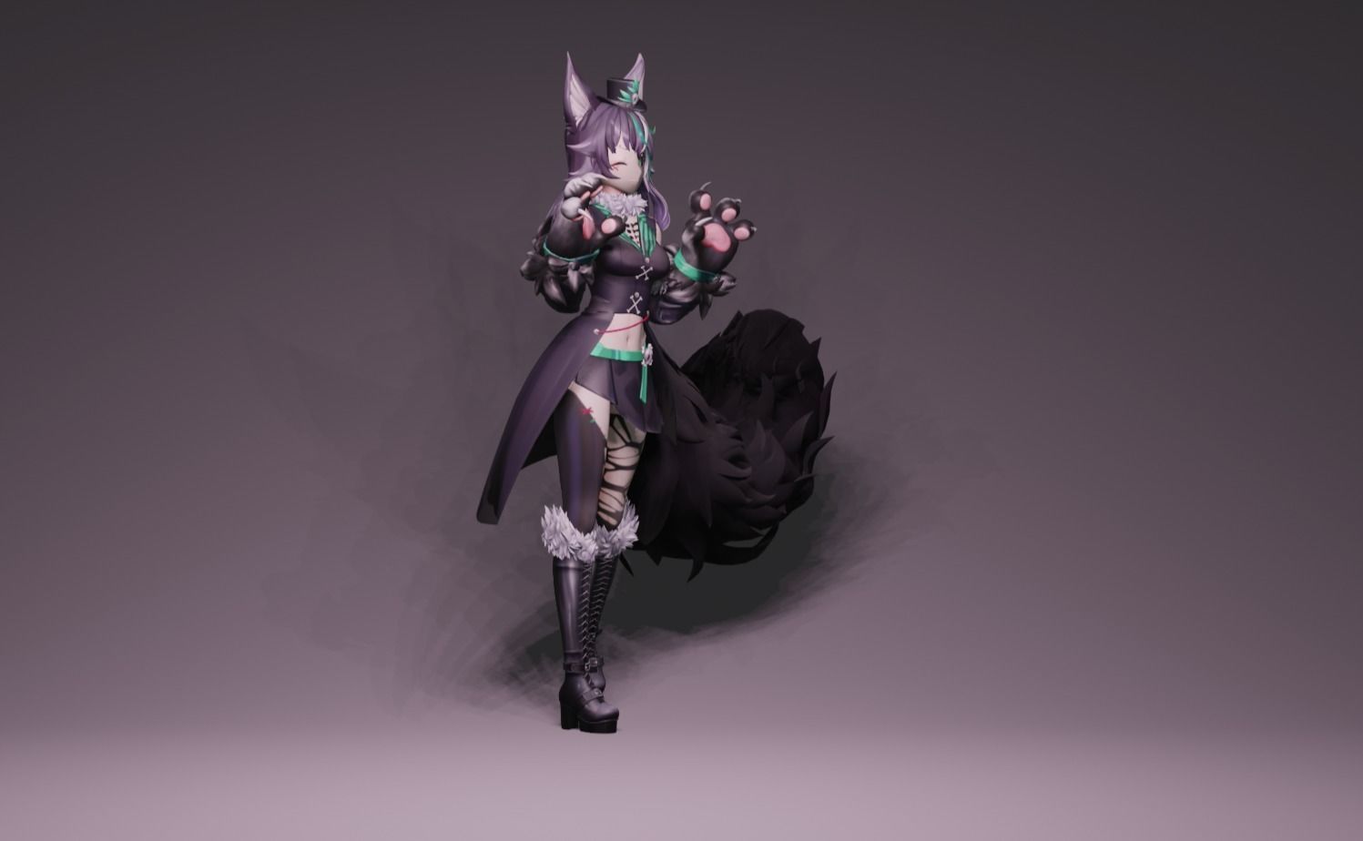 Anime Character - Unique 14 3D model_1