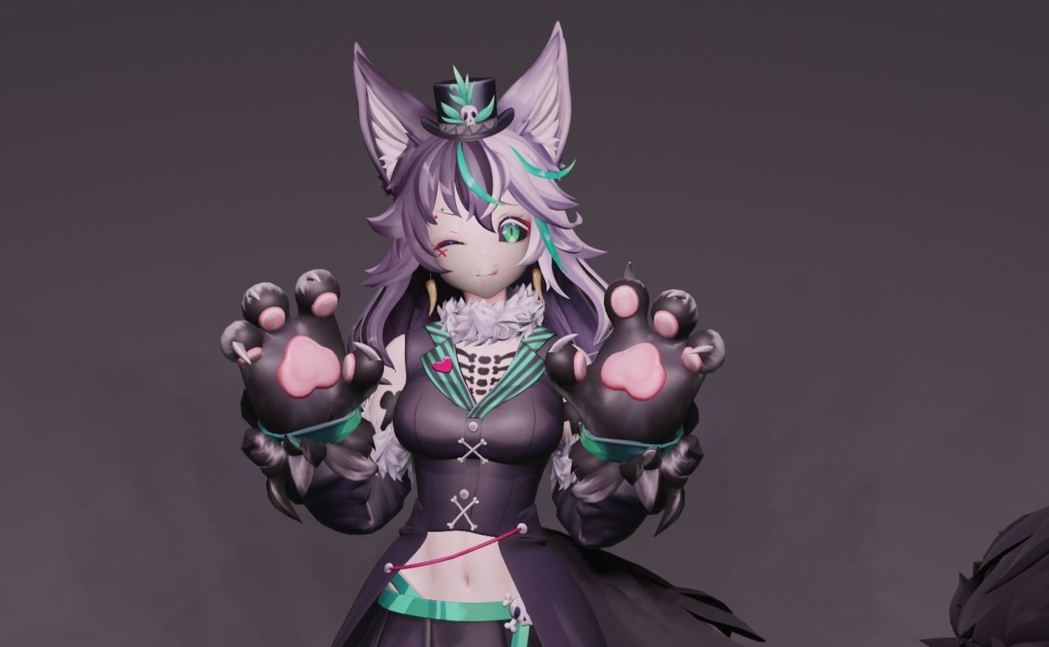 Anime Character - Unique 14 3D model_8