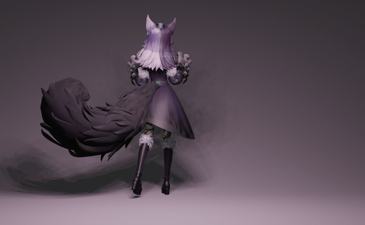 Anime Character - Unique 14 3D model_4