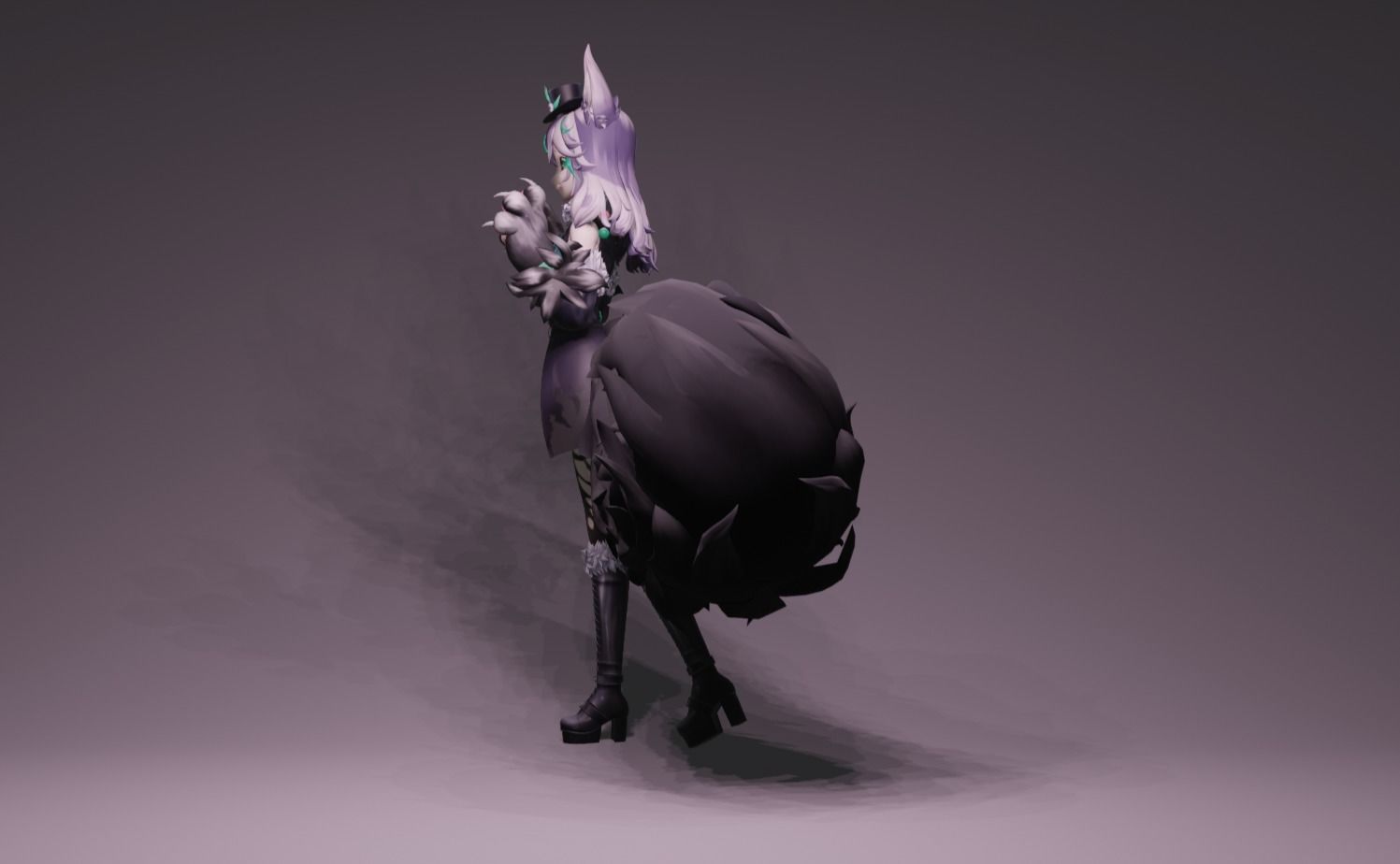 Anime Character - Unique 14 3D model_6