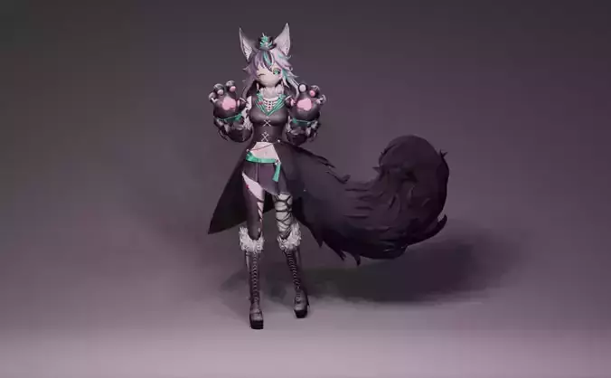 Anime Character - Unique 14 3D model
