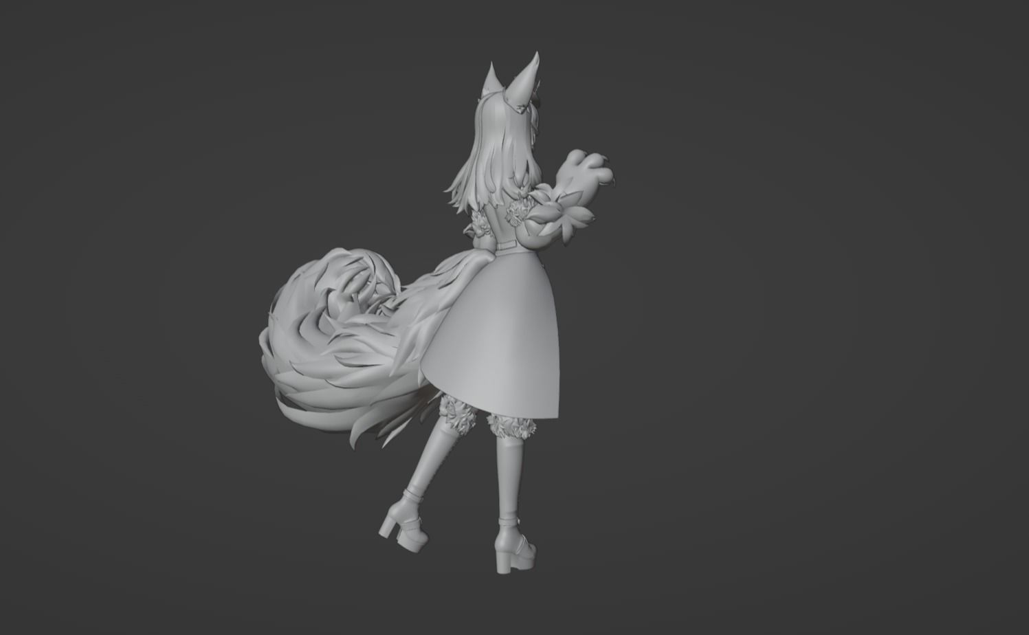 Anime Character - Unique 14 3D model_12